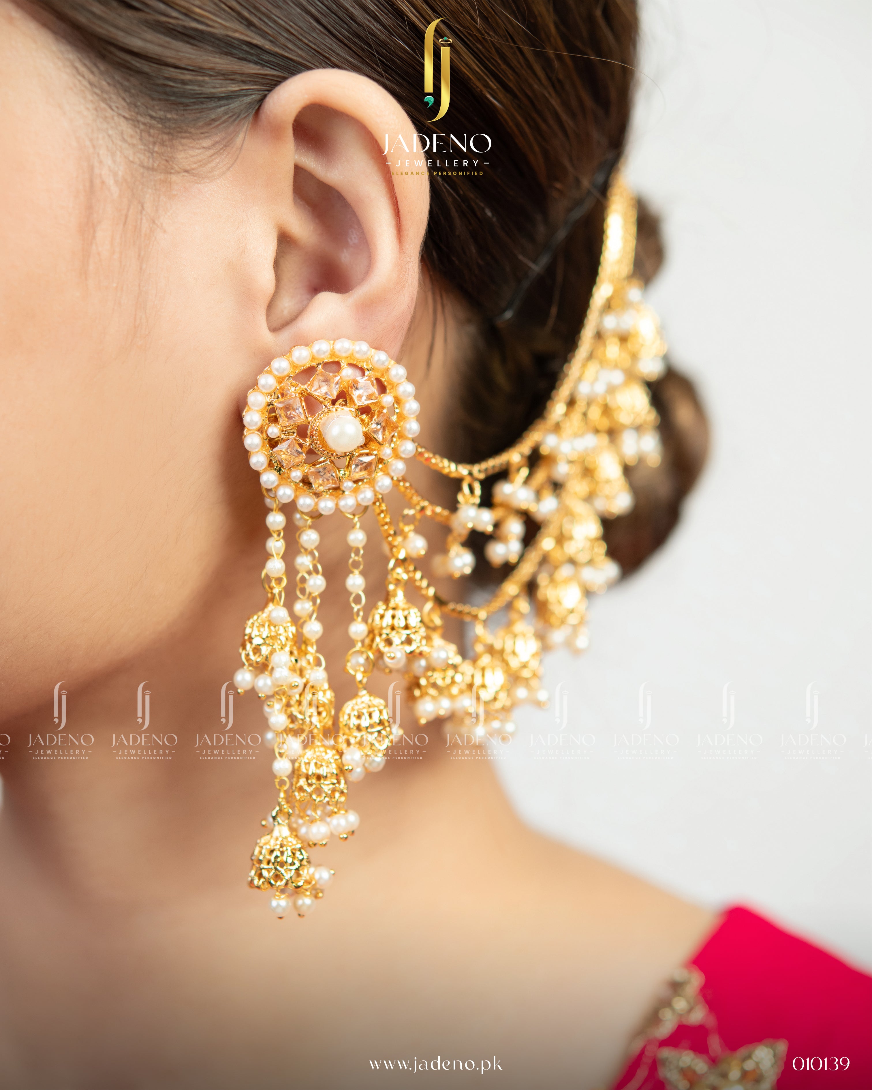 Gold Plated Bahubali Earrings Online Buy Gold Finish Bahubali