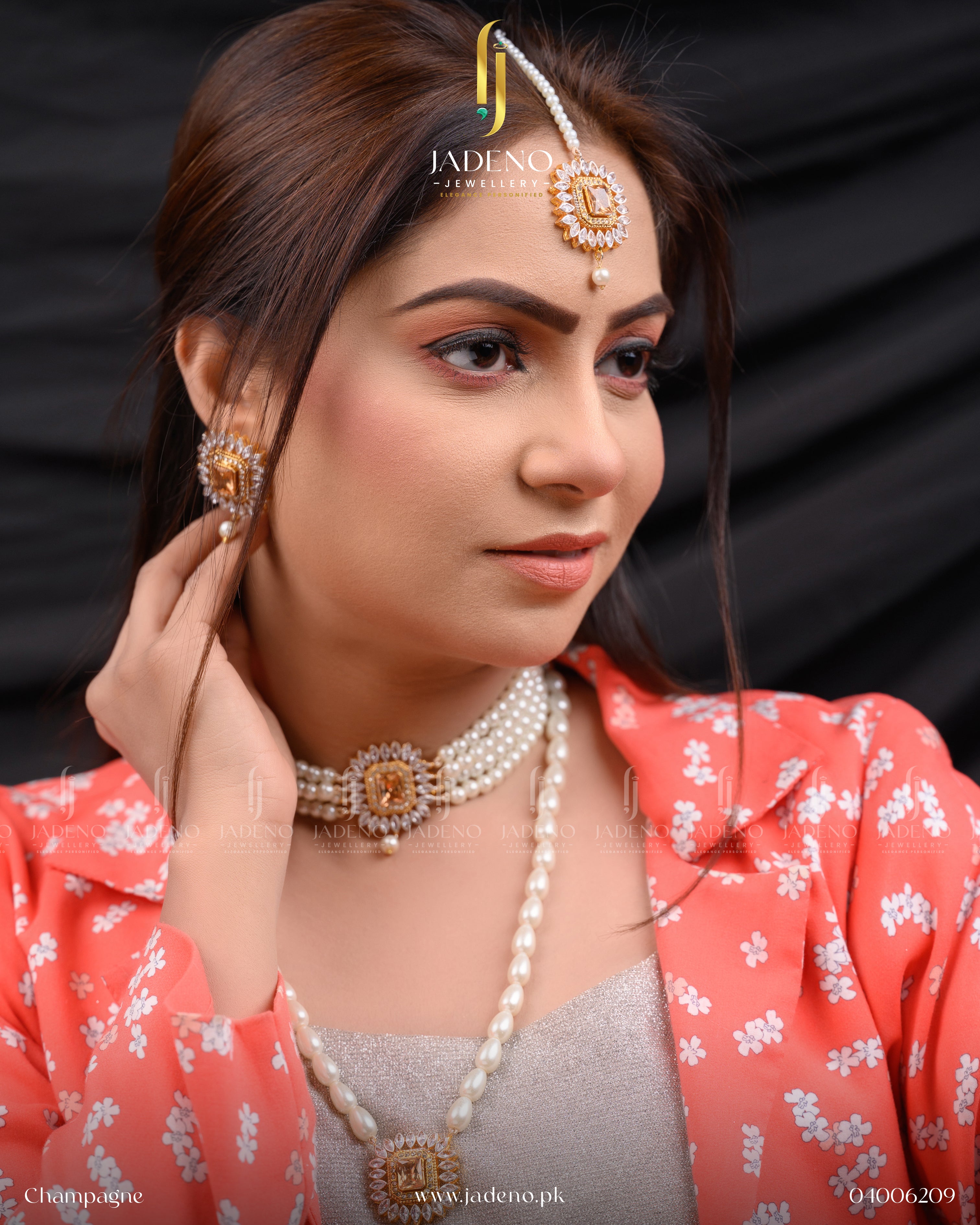 Classy Choker set with Mala and Tikka