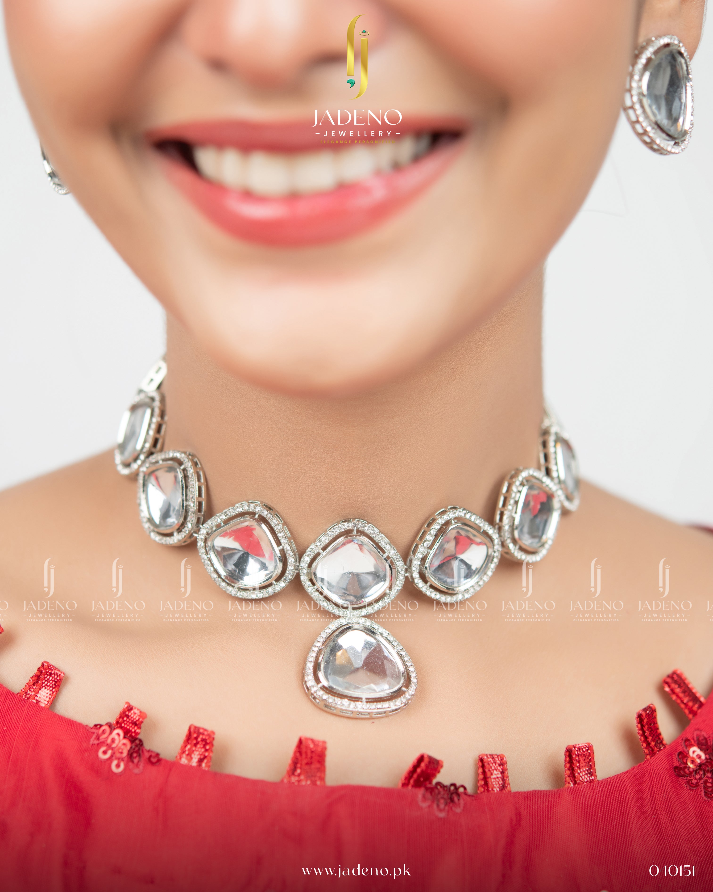 Original Indian High Quality Polki Kundan Set