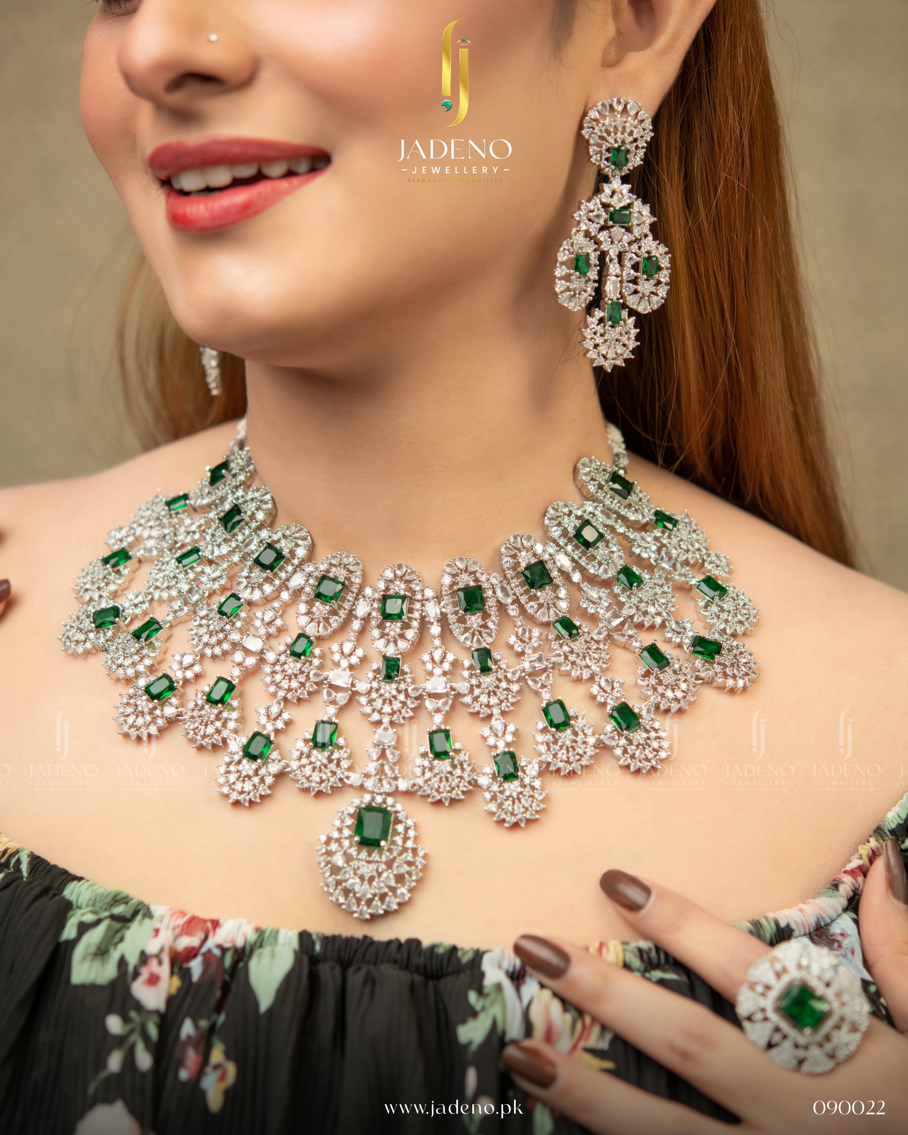 Kiara Advani Inspired American Diamond Royal Bridal Set