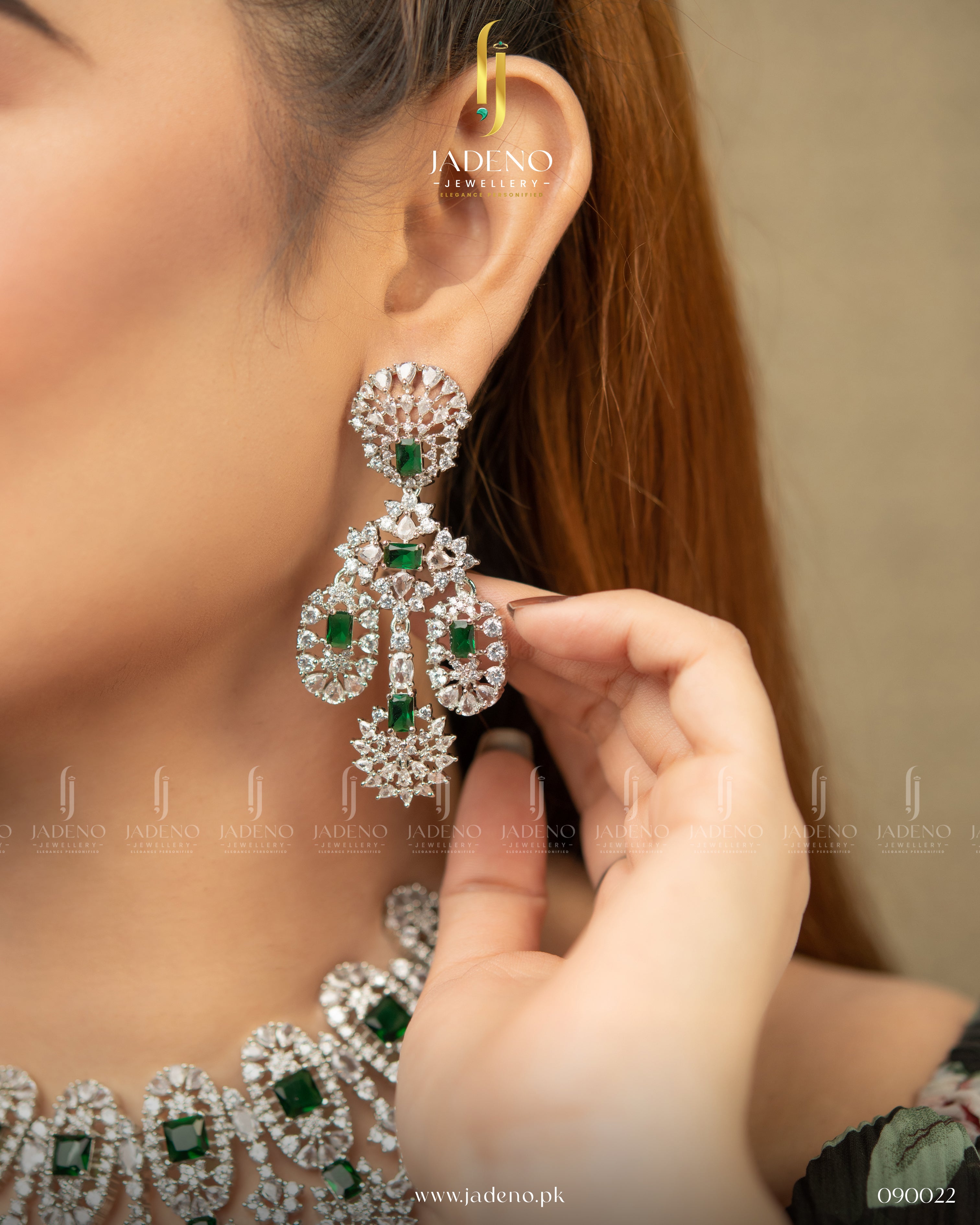 Kiara Advani Inspired American Diamond Royal Bridal Set