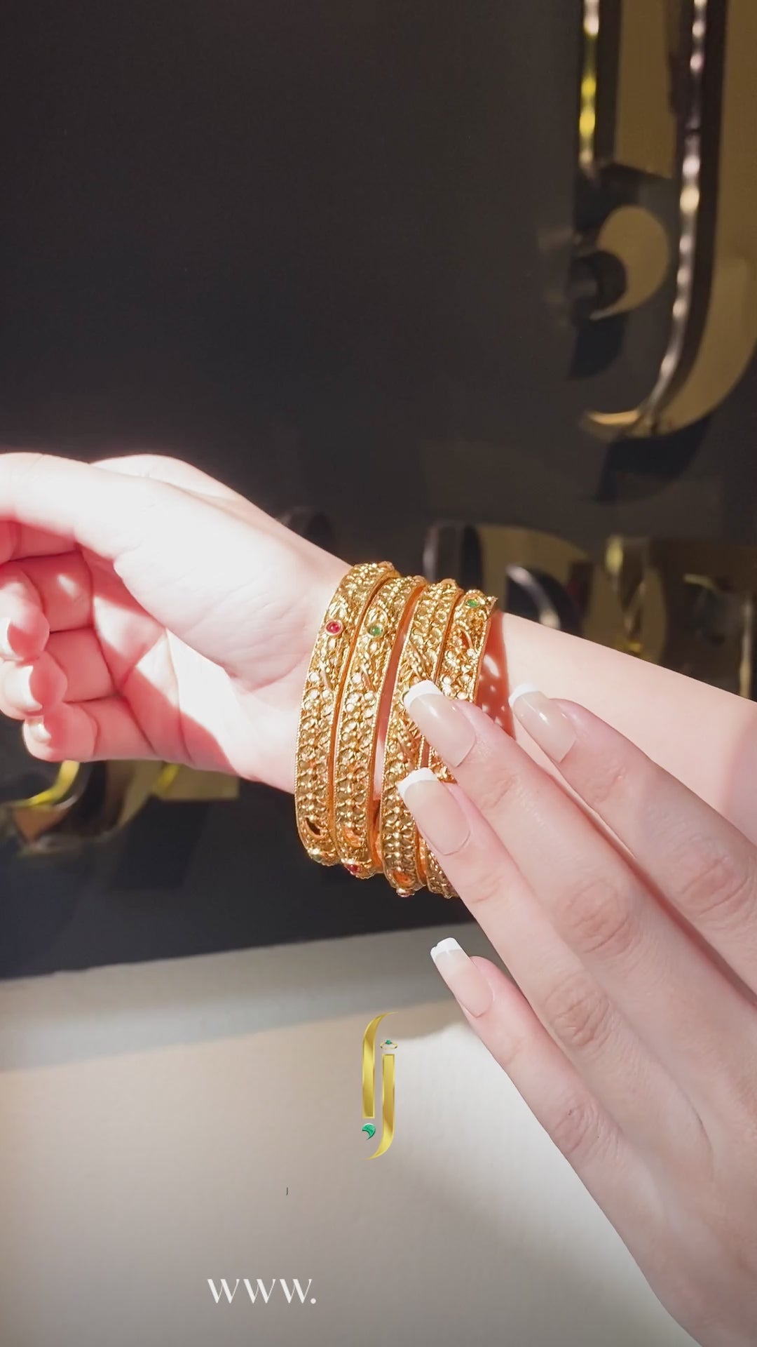 Pure Indian Kohinoor Bangles 4 Pieces