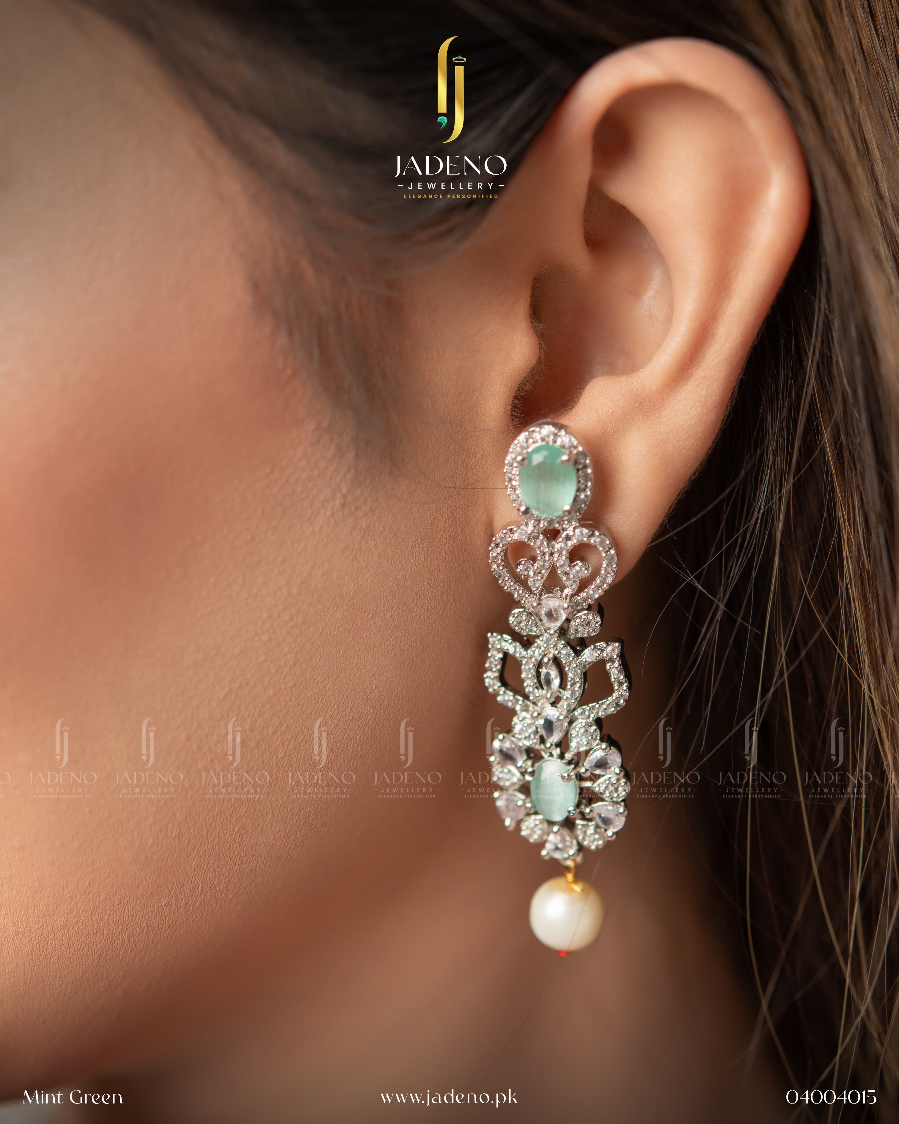 Pure American Diamond Zircon Collar Set