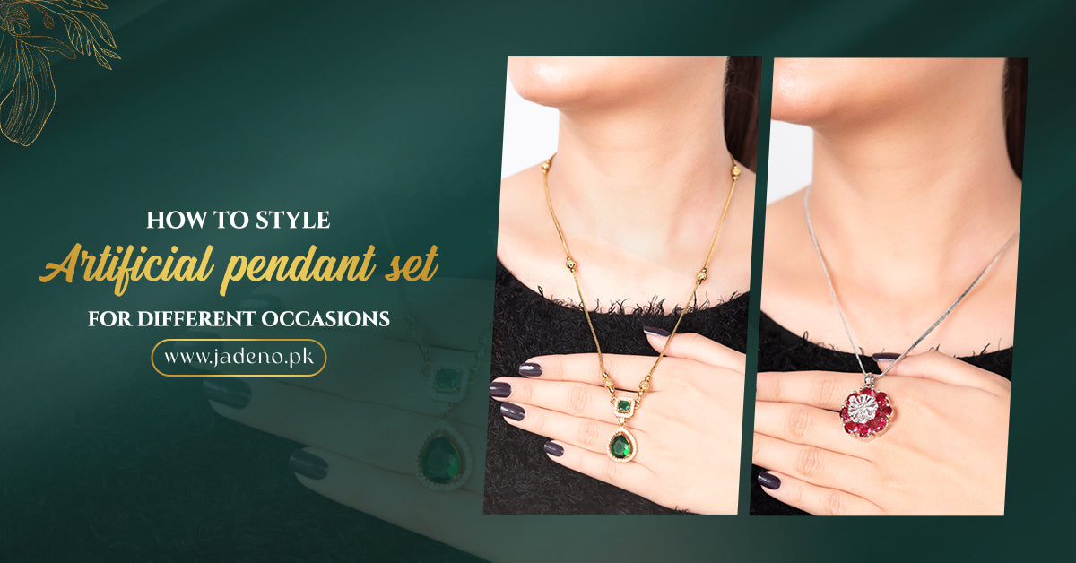 artificial pendant set