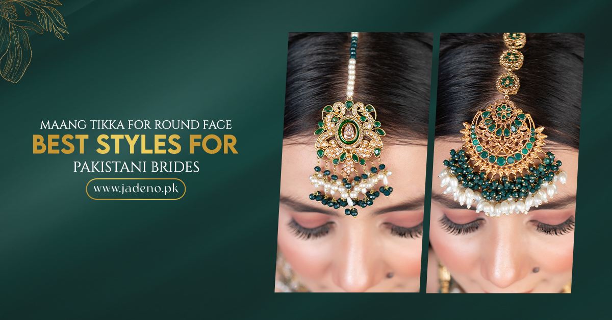 maang tikka for round face