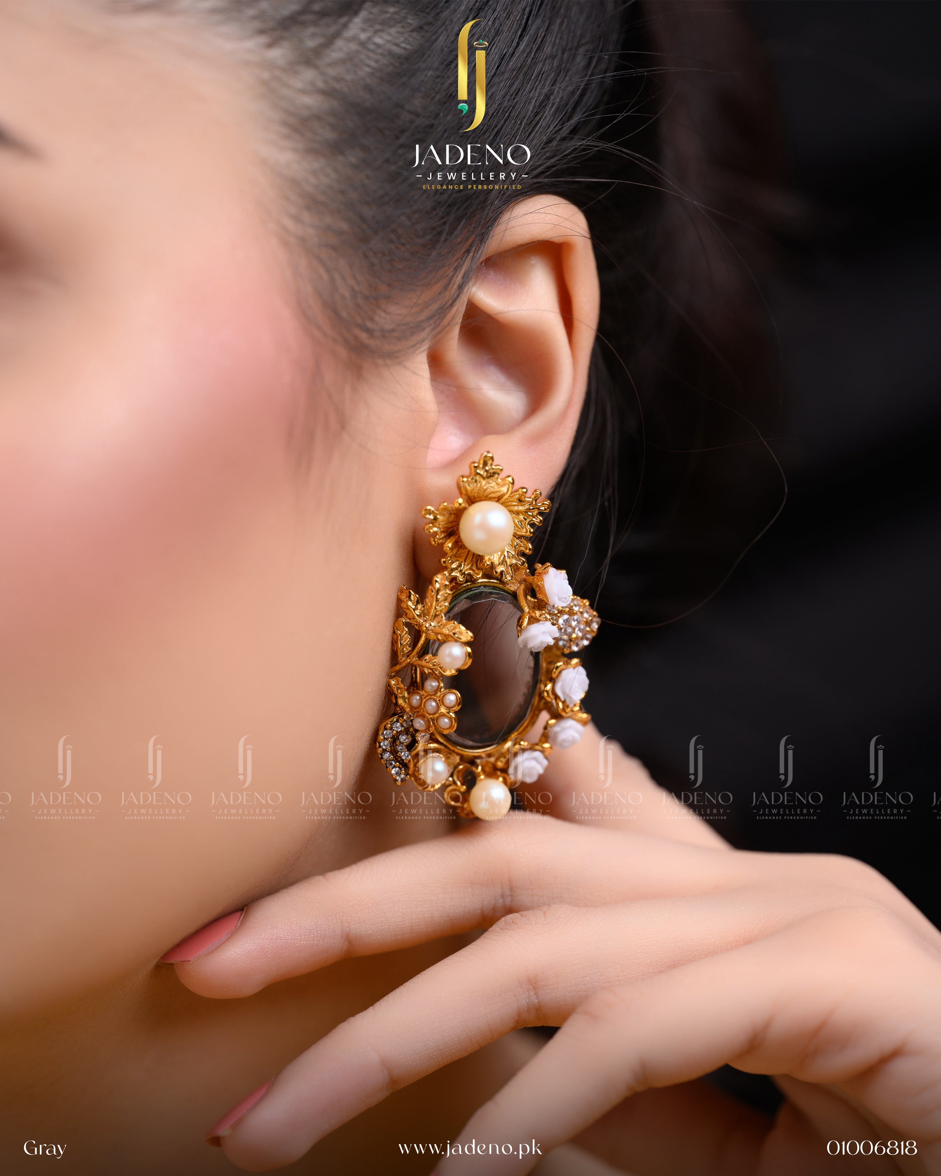 Designer's Made 88 Stones Earrings