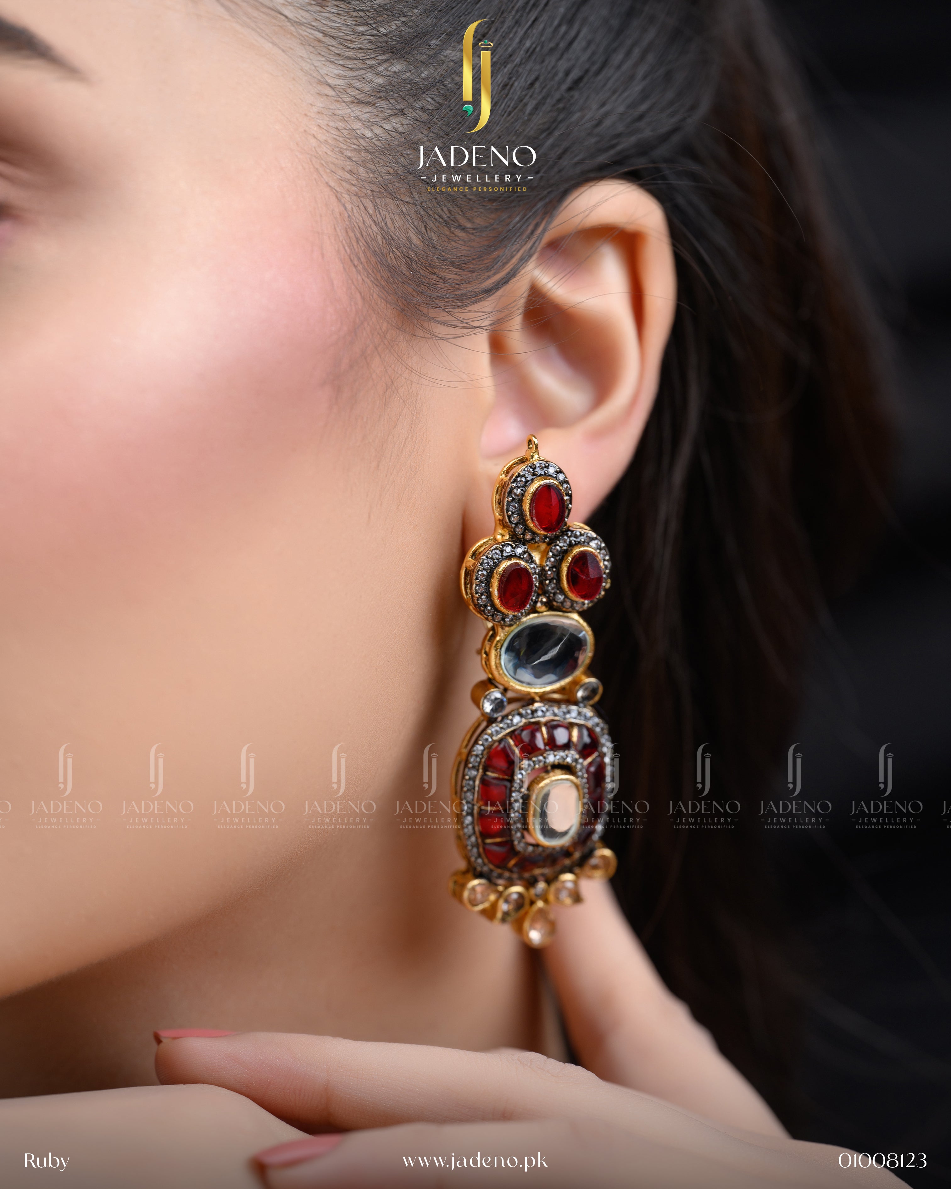Fascinating Stone Cut Earrings