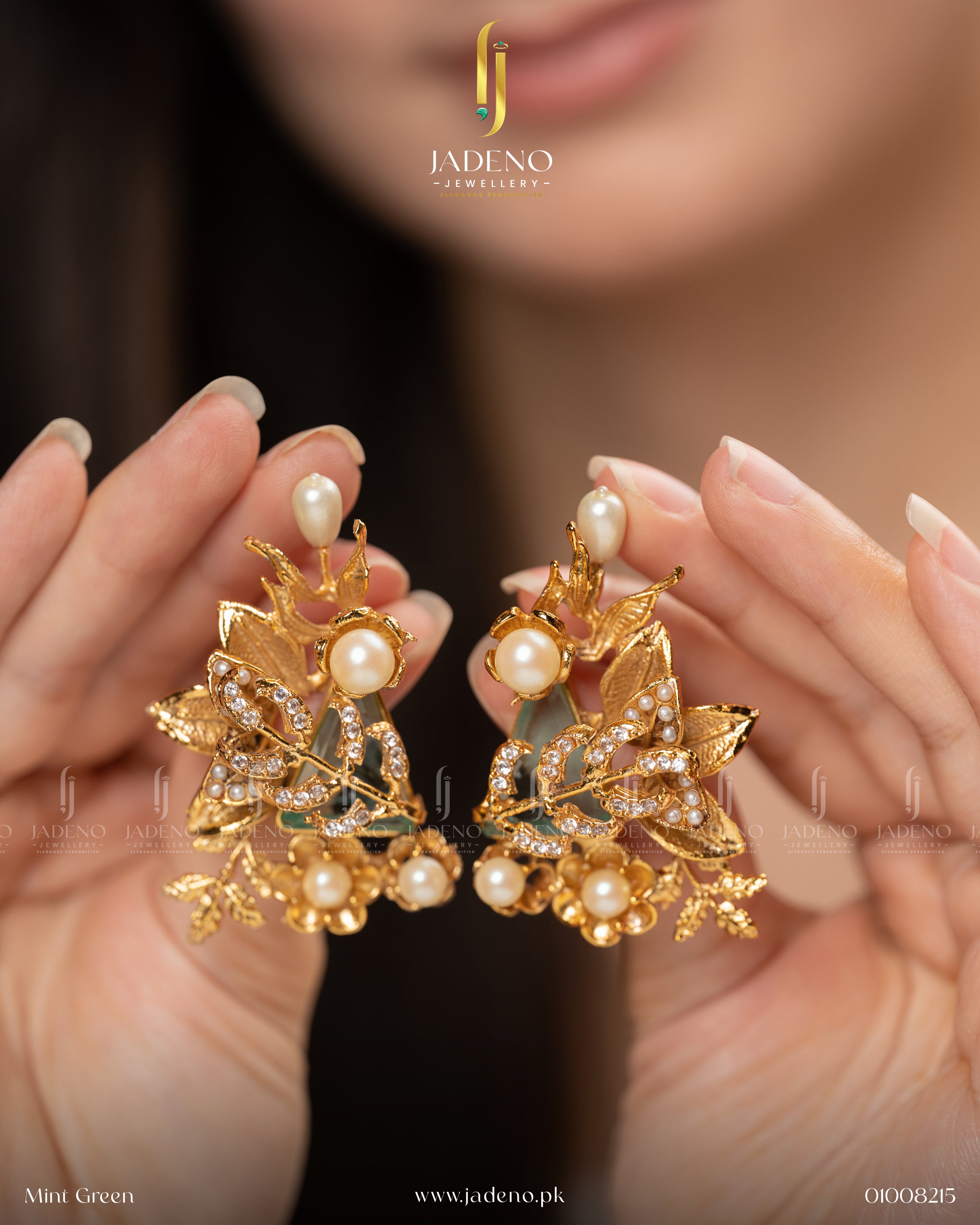 Designer's Flamboyant Earrings