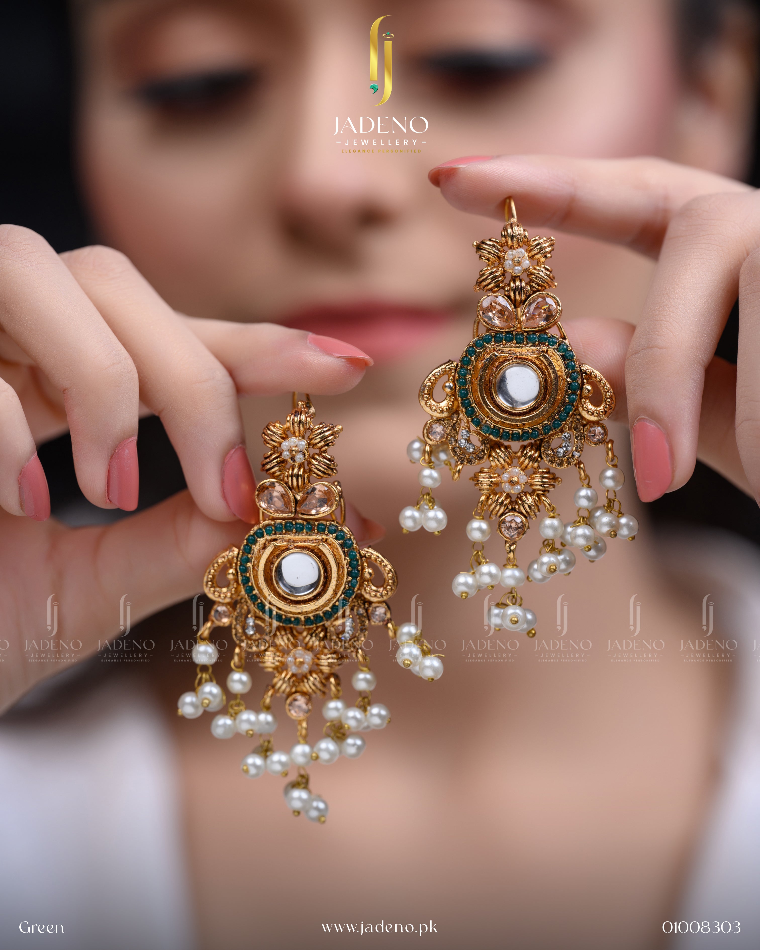 Delicate Party Wear Earrings.