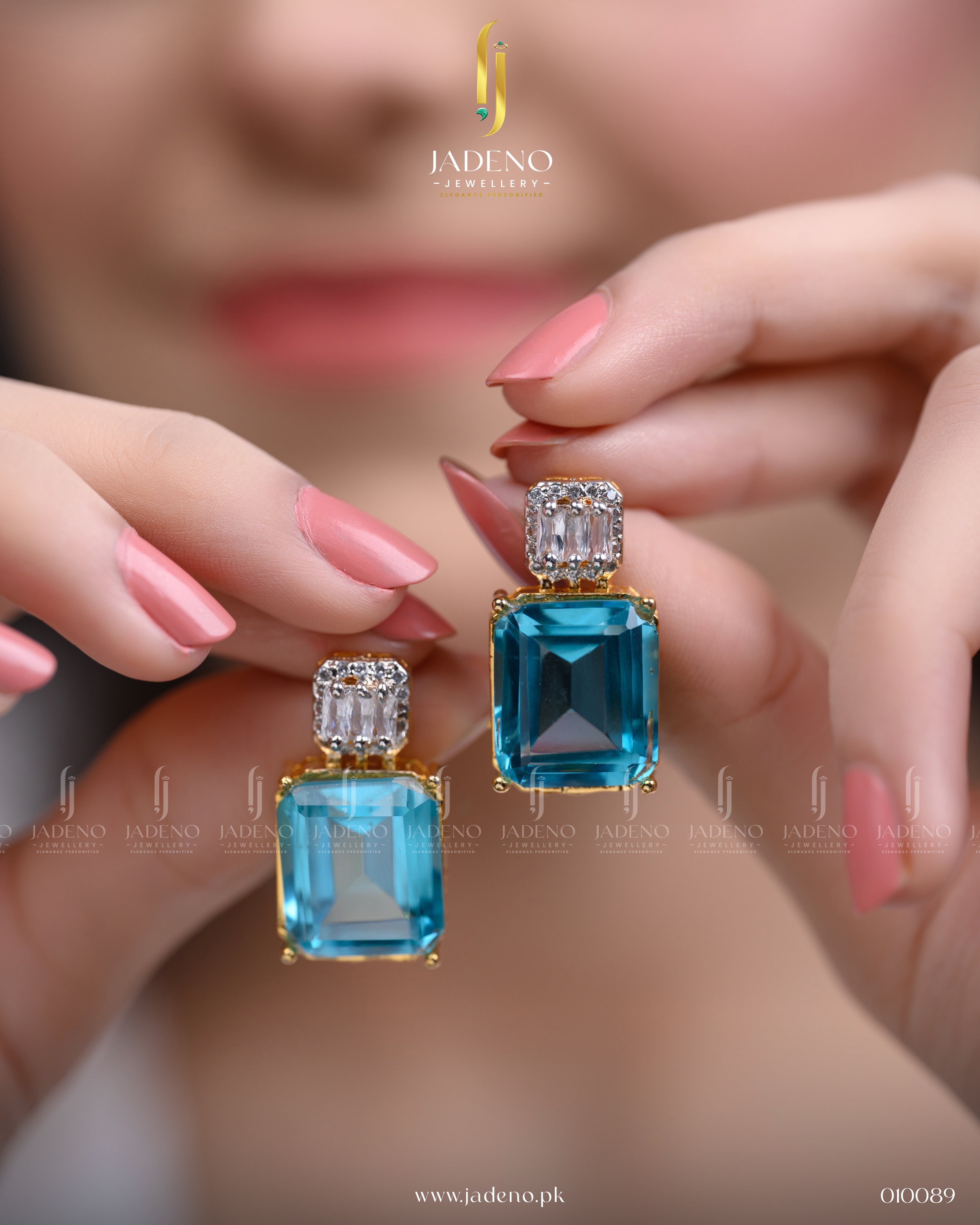 The Royal Touch Real Stone Studs