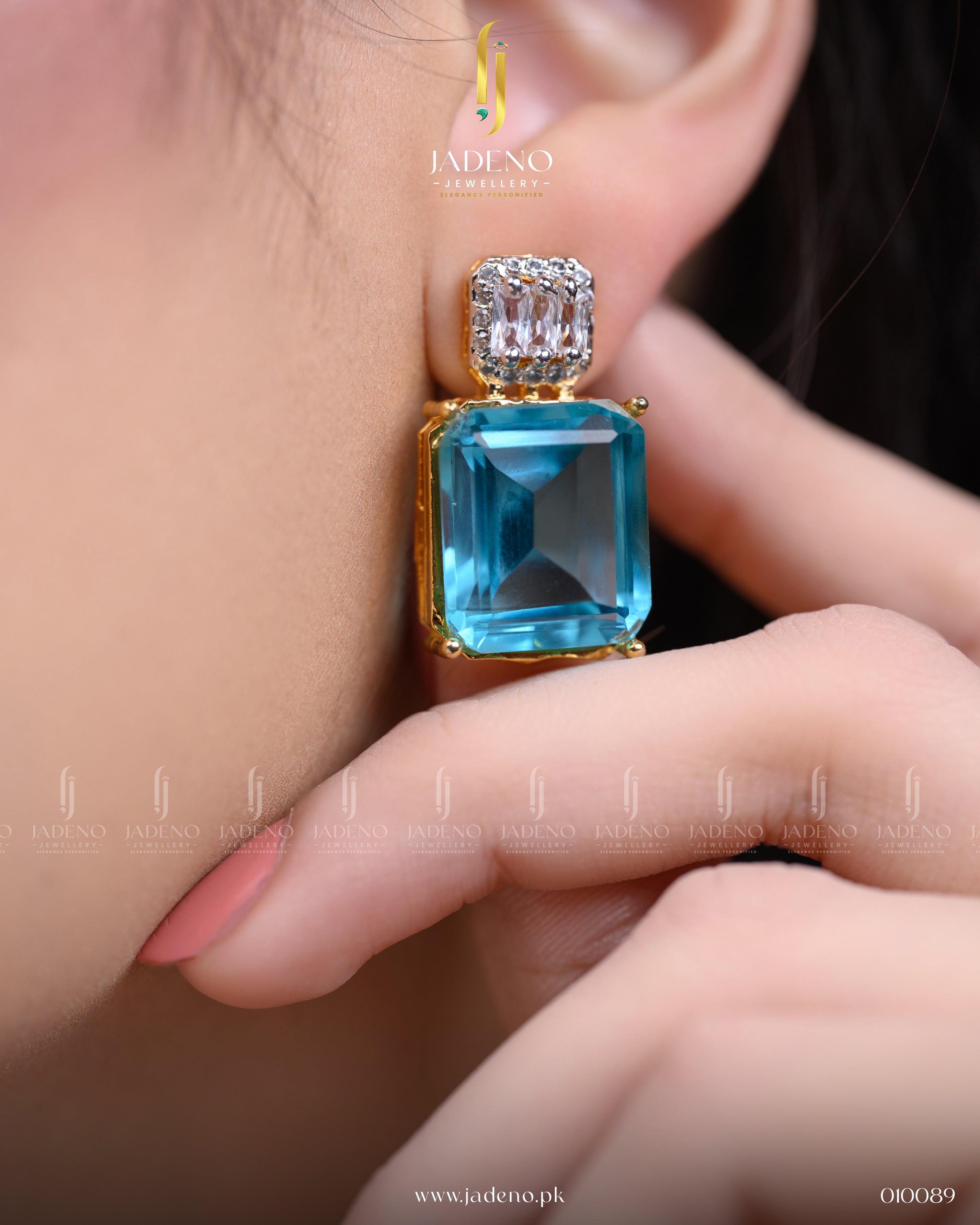 The Royal Touch Real Stone Studs