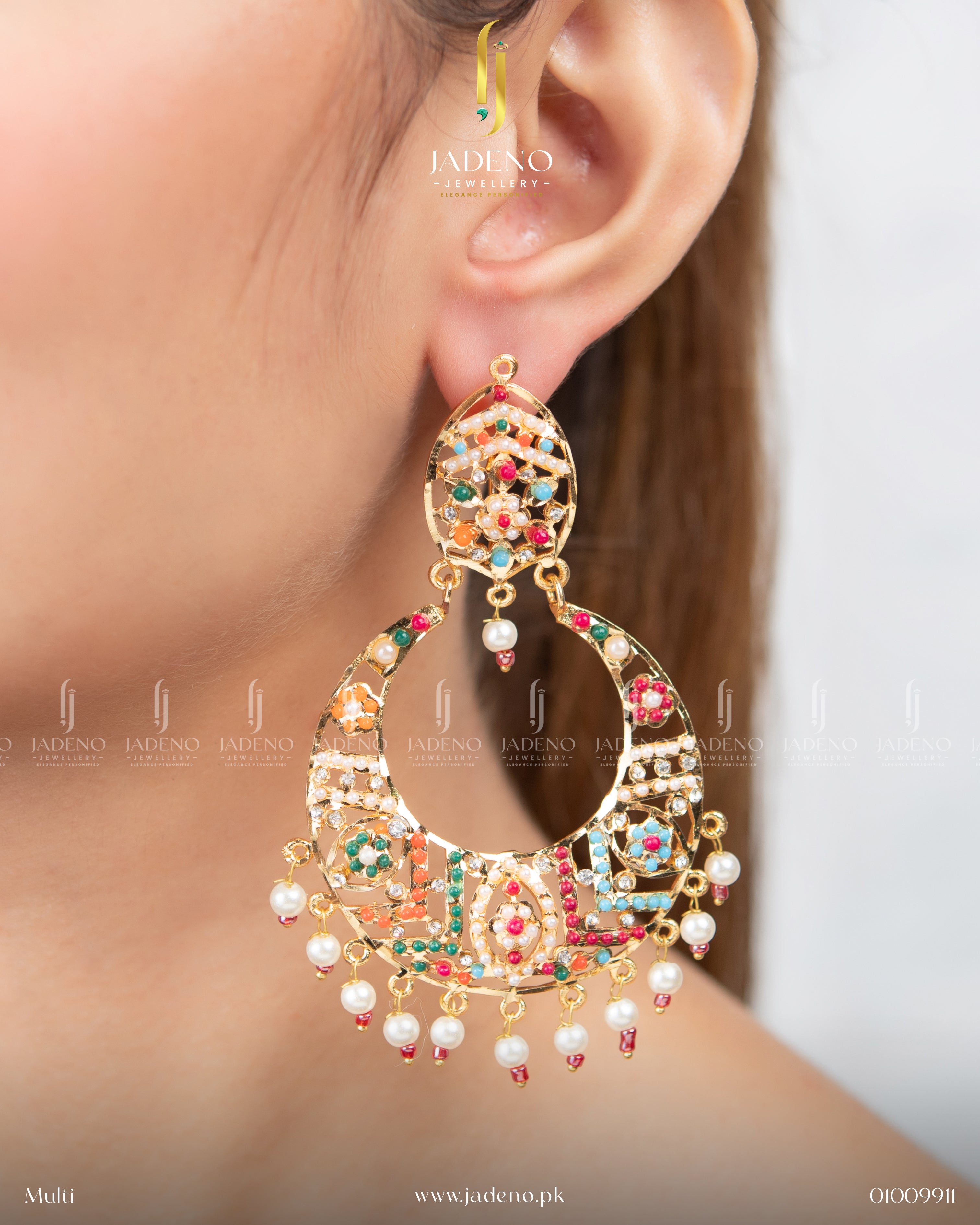 Trendy Chand Cut Big Bali
