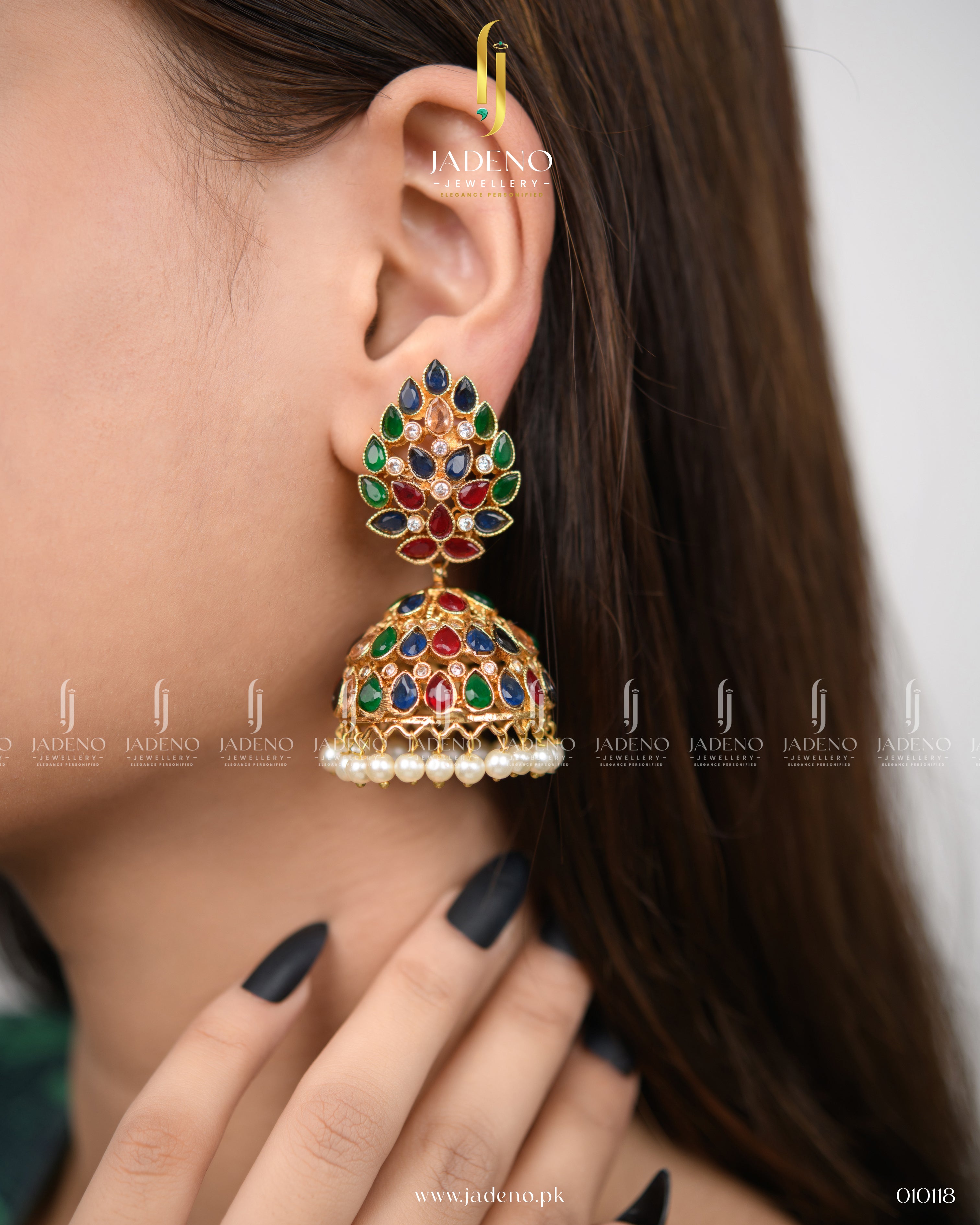 Traditional Multi Colored Jhumka