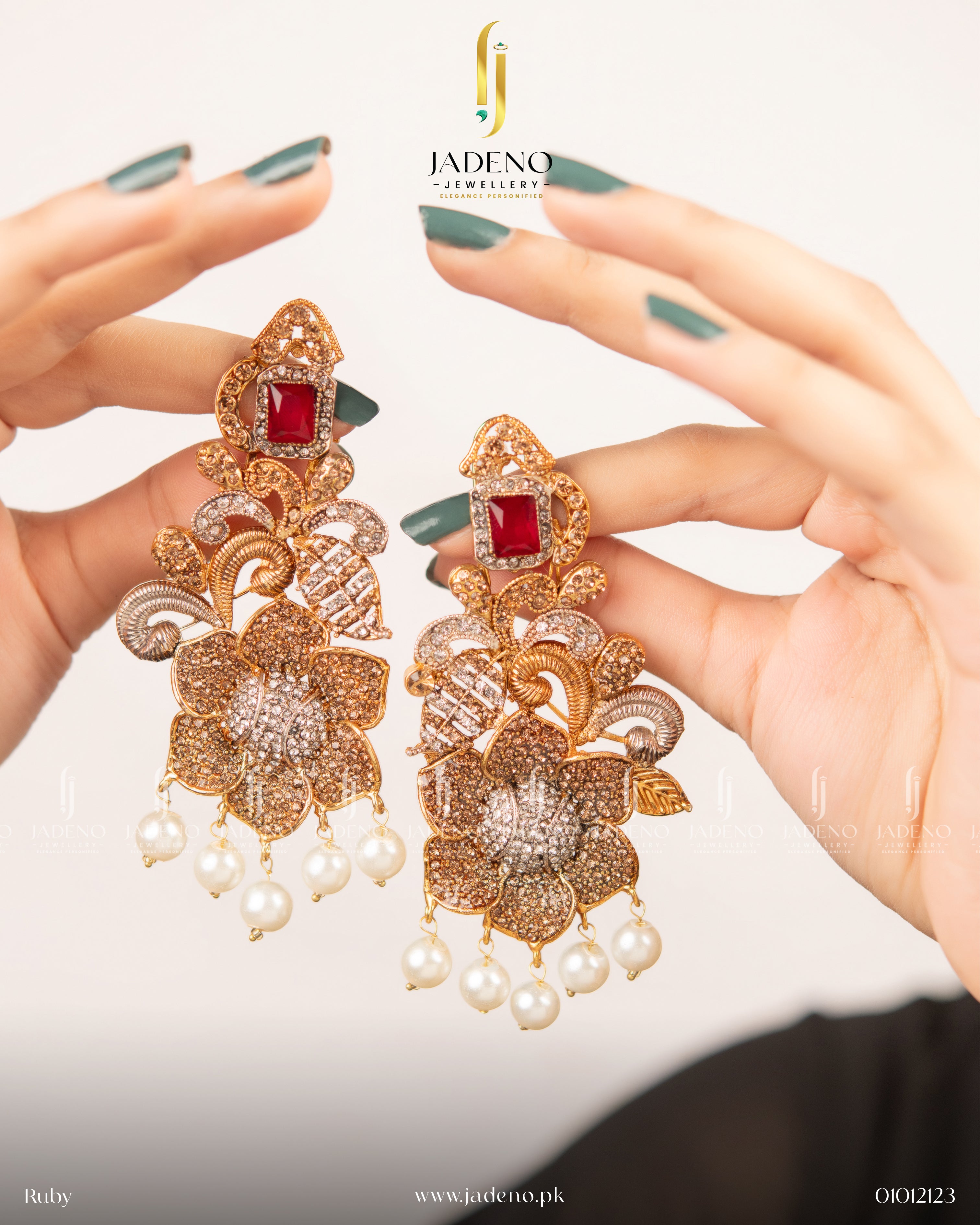 Designer's Favourite Zirca Flora Earrings