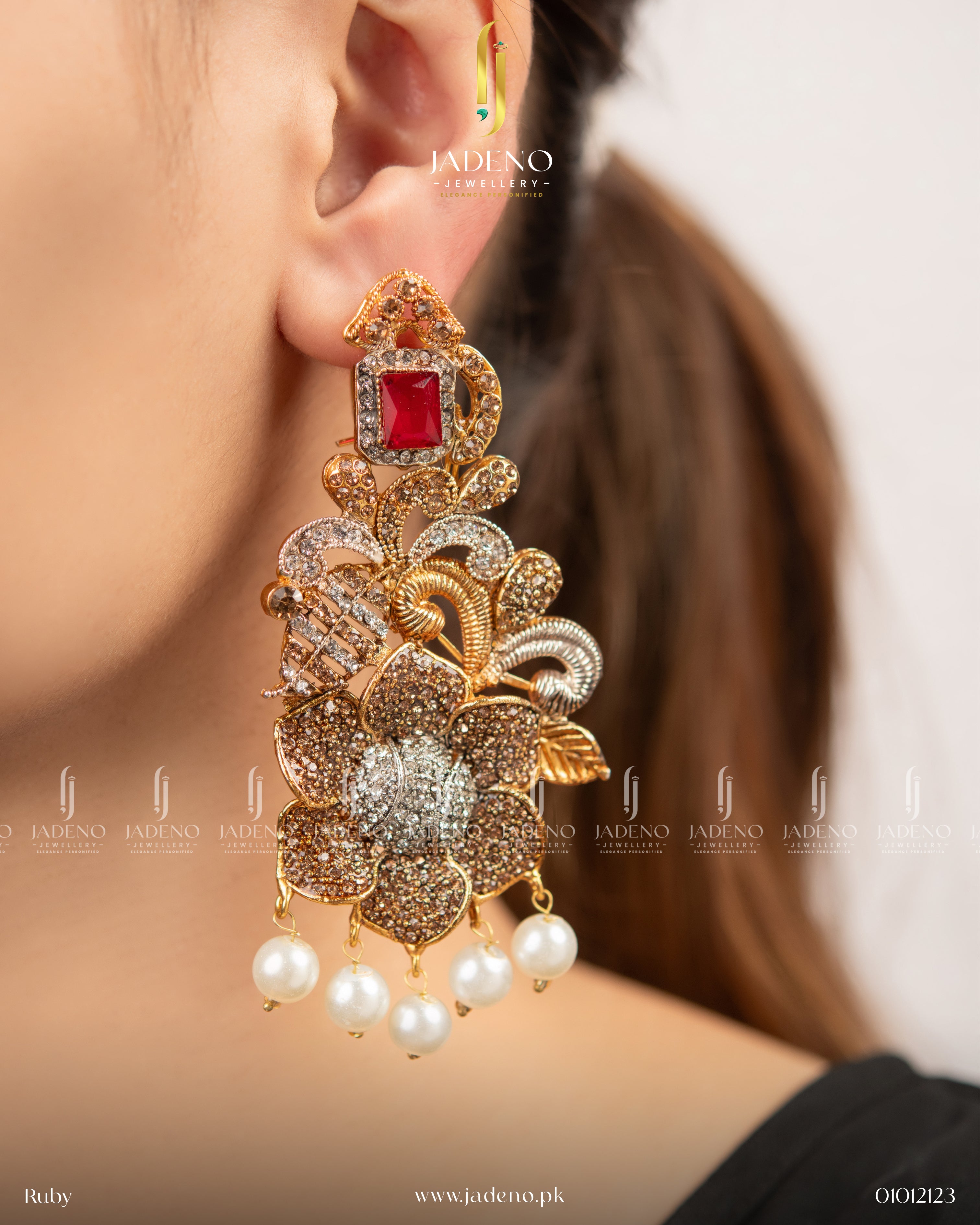 Designer's Favourite Zirca Flora Earrings