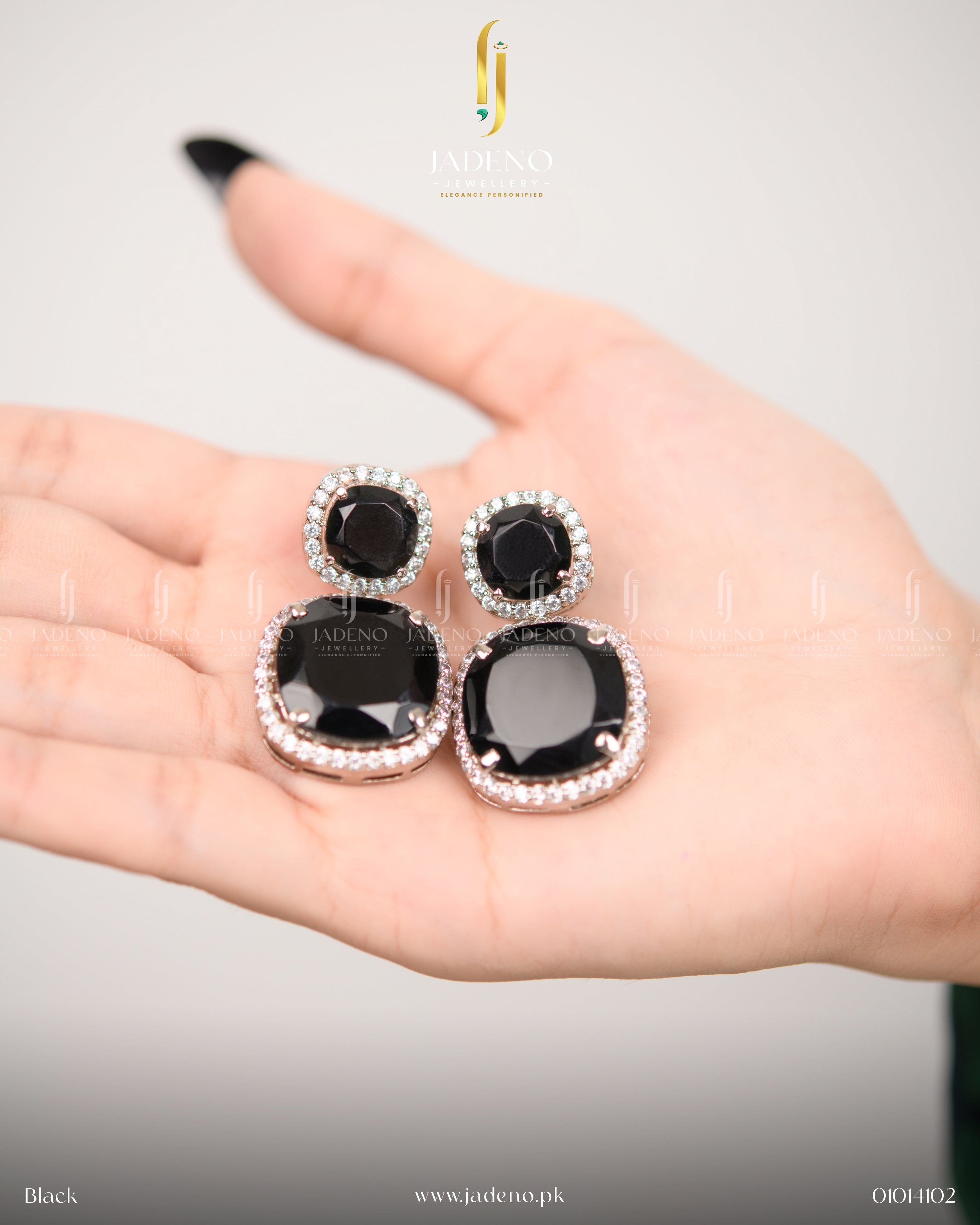 French Zirca Albion Cut Earrings