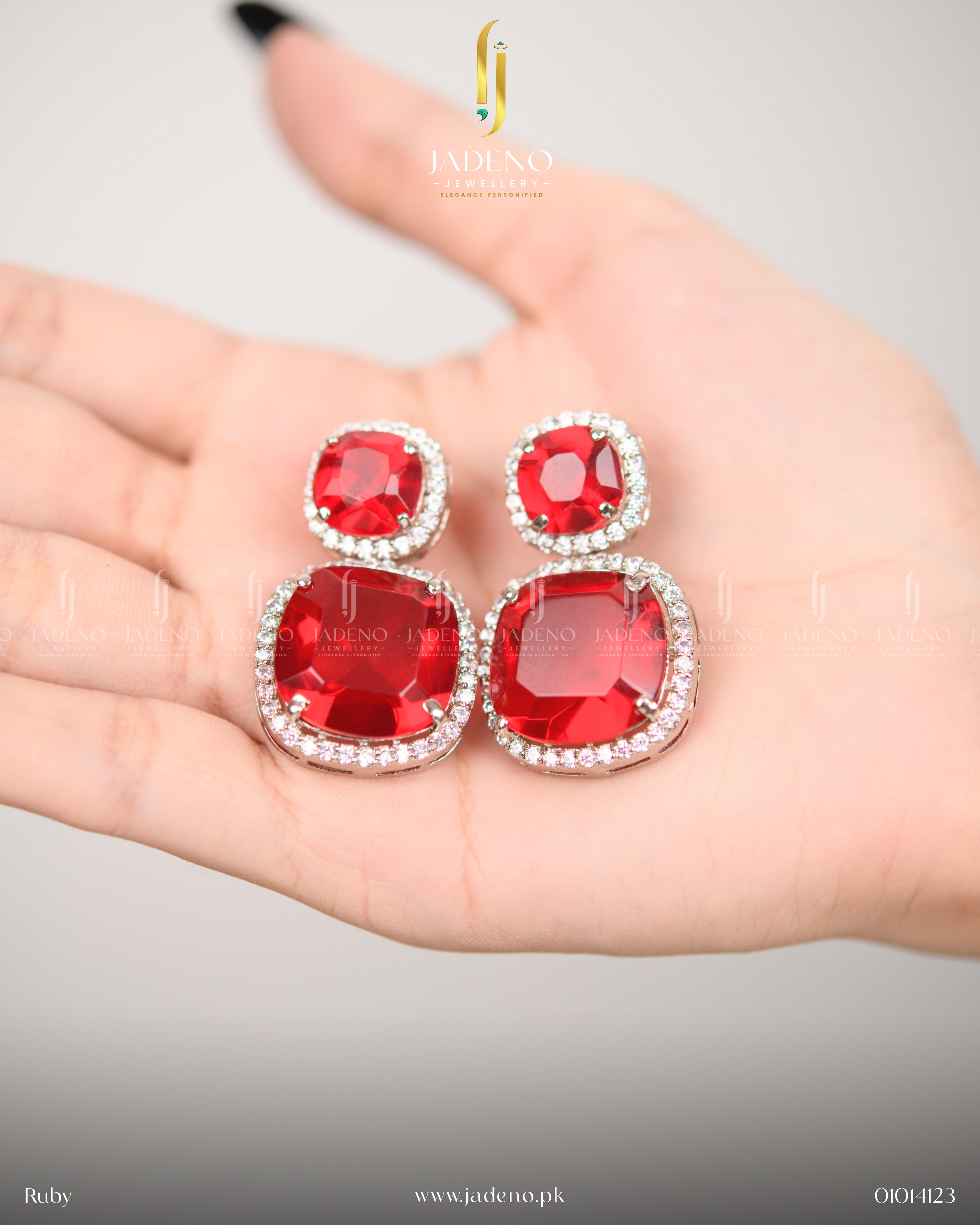 French Zirca Albion Cut Earrings