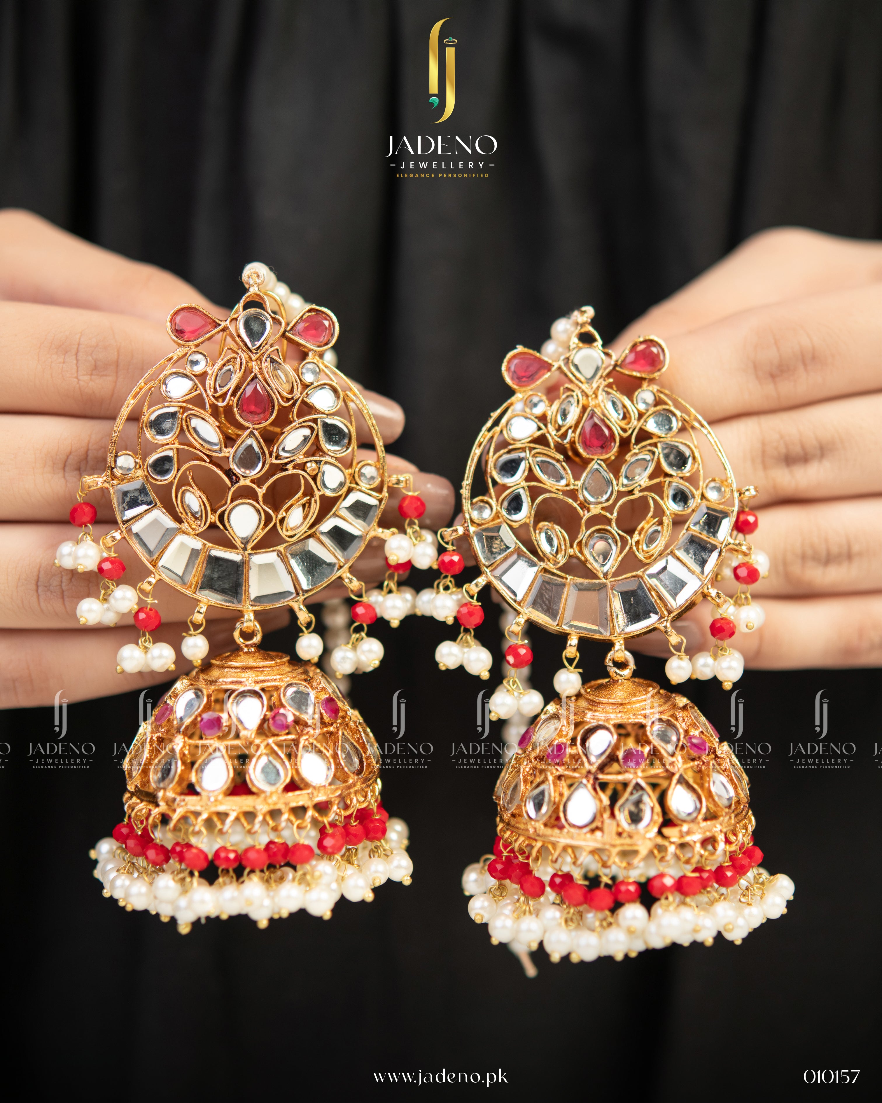 Beautiful Handmade  Sheesh Sahara Jhumkas