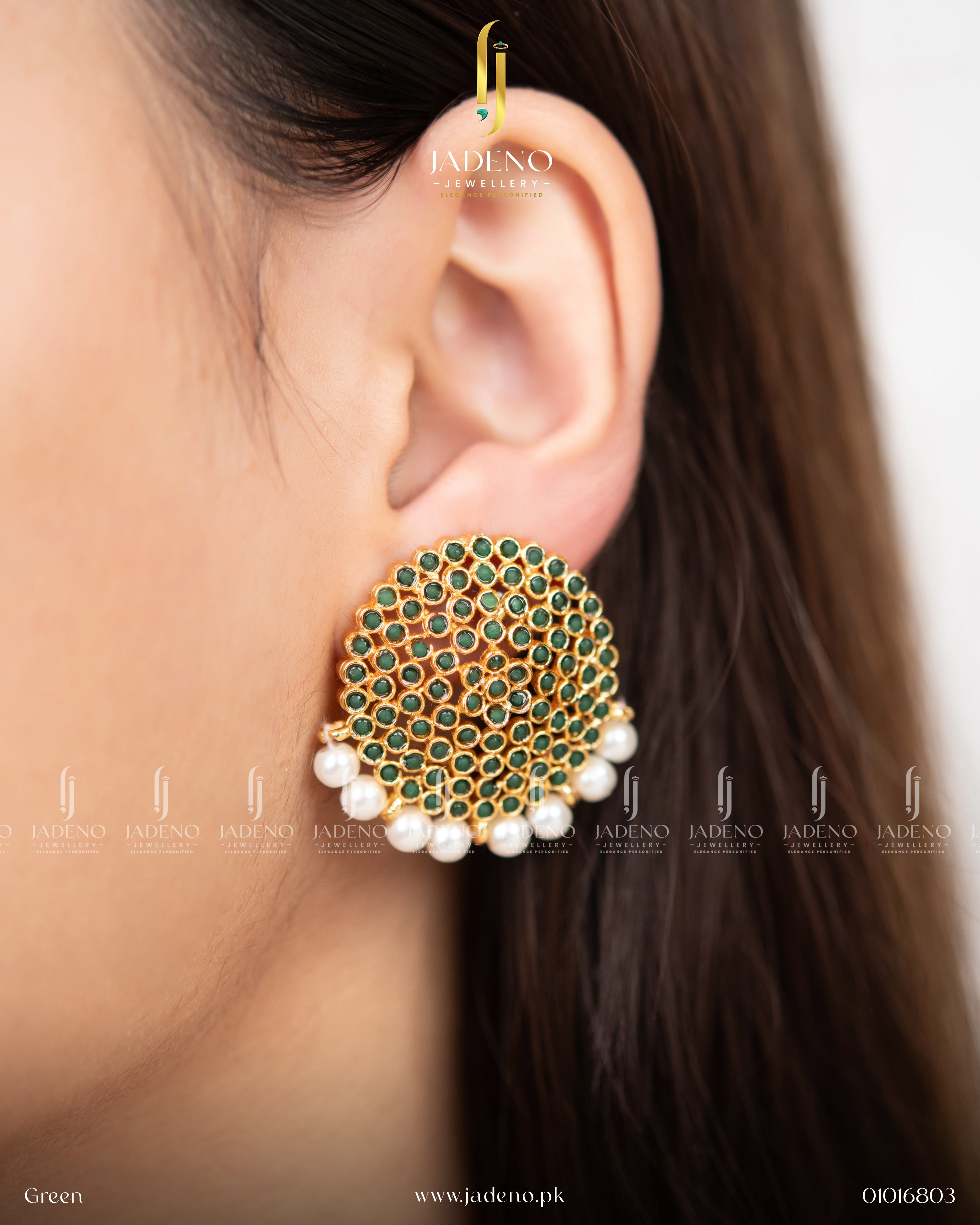 Mini Stones- Pearl Drops Earrings