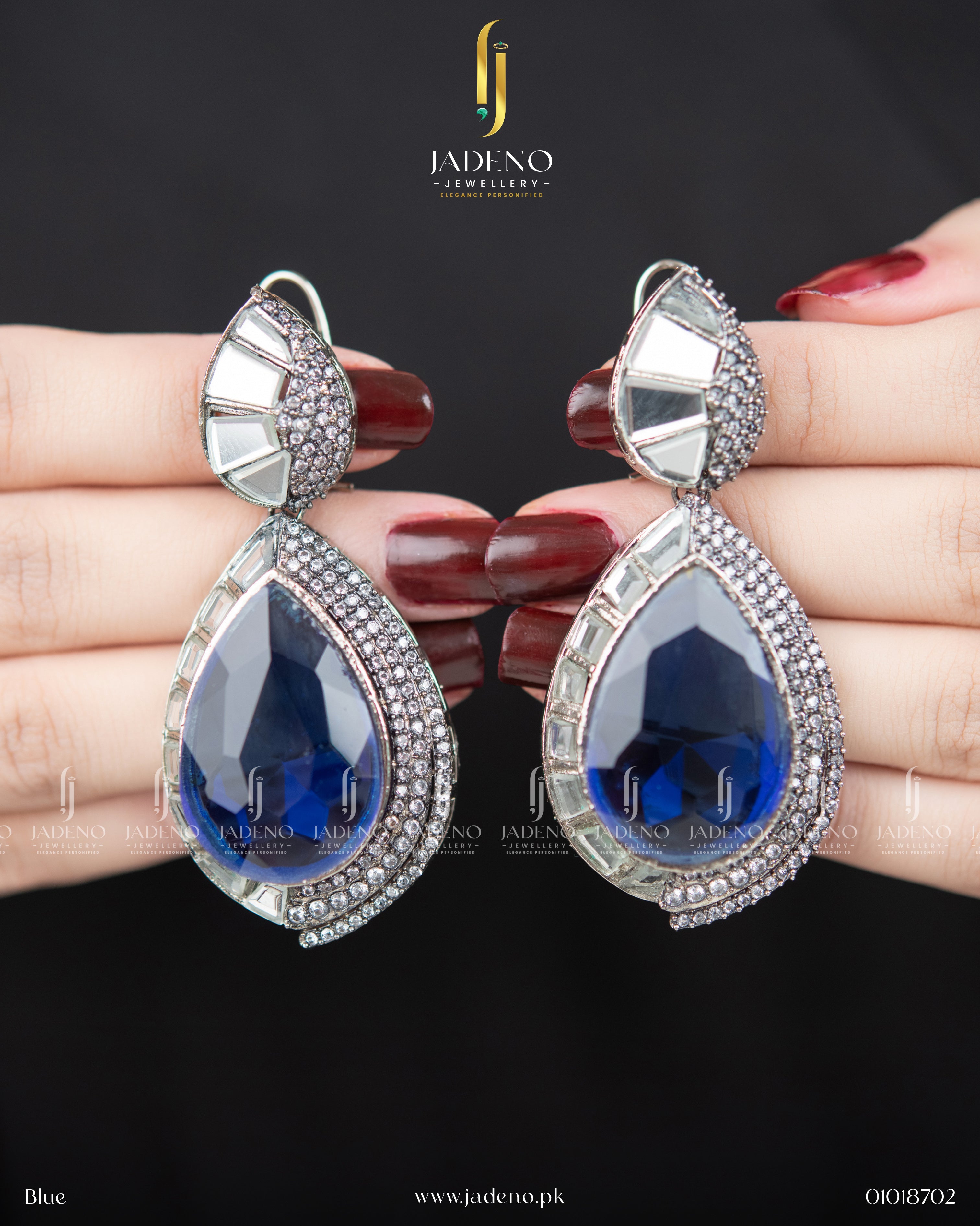 Premium Quality Victorian Zirca Stone Earrings
