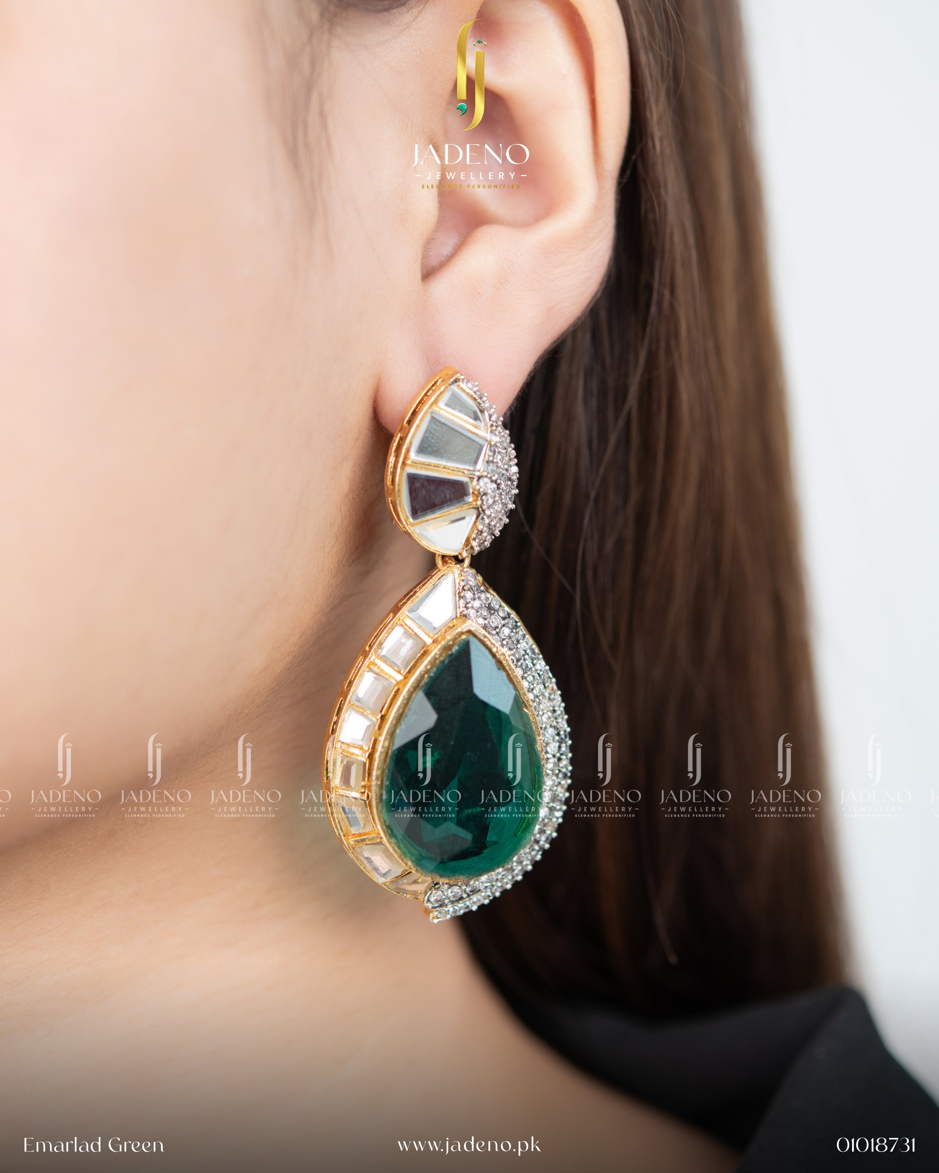 Premium Quality Victorian Zirca Stone Earrings