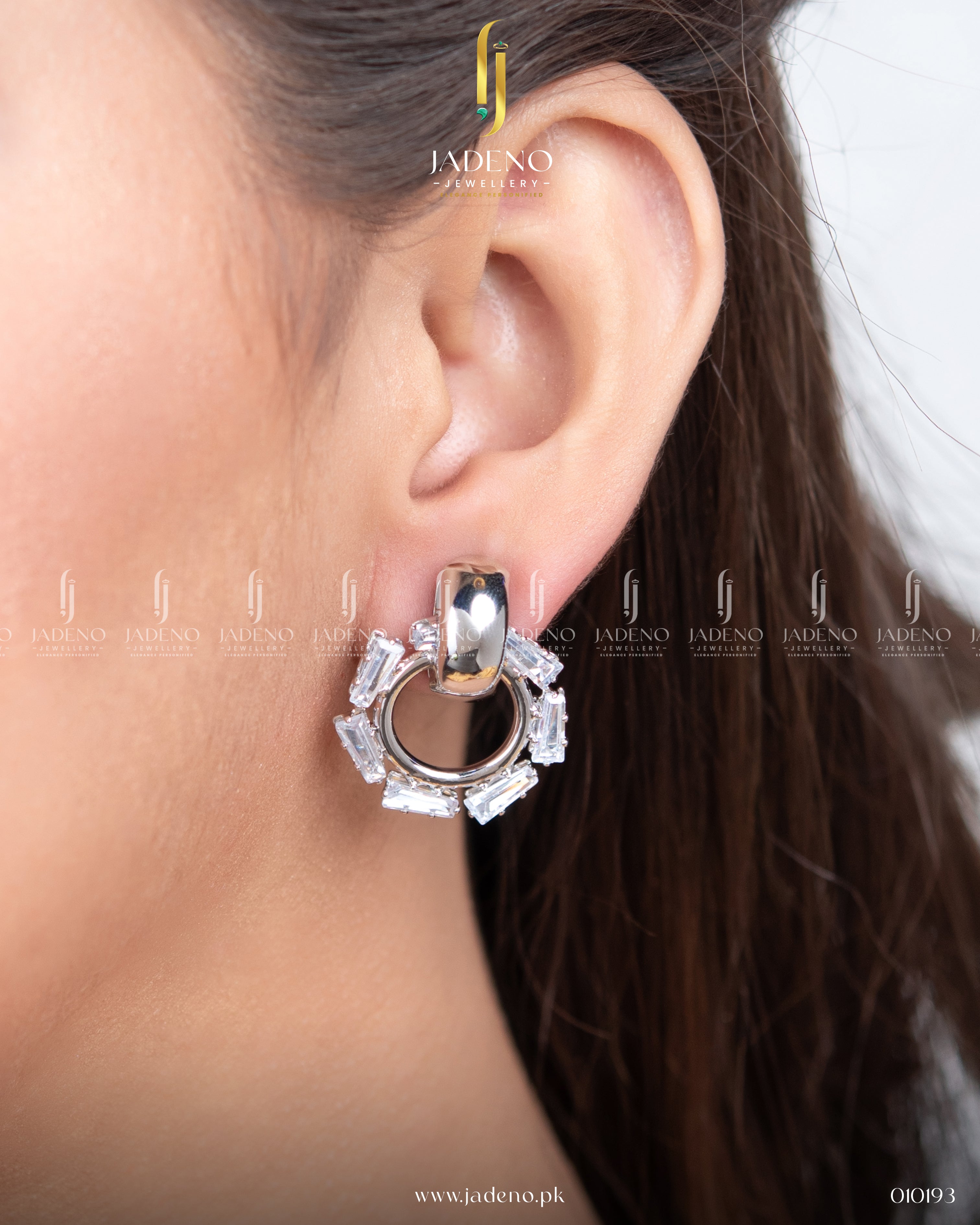 Crystal Hoop Earrings