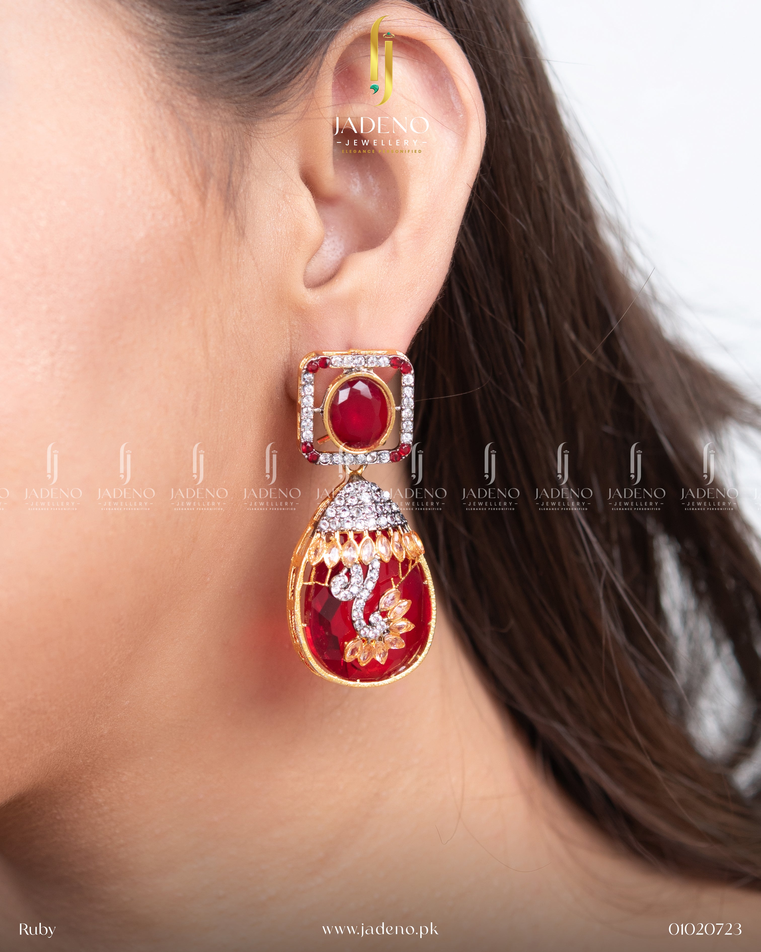 Designer's Egyptian Crafted Roma Earrings