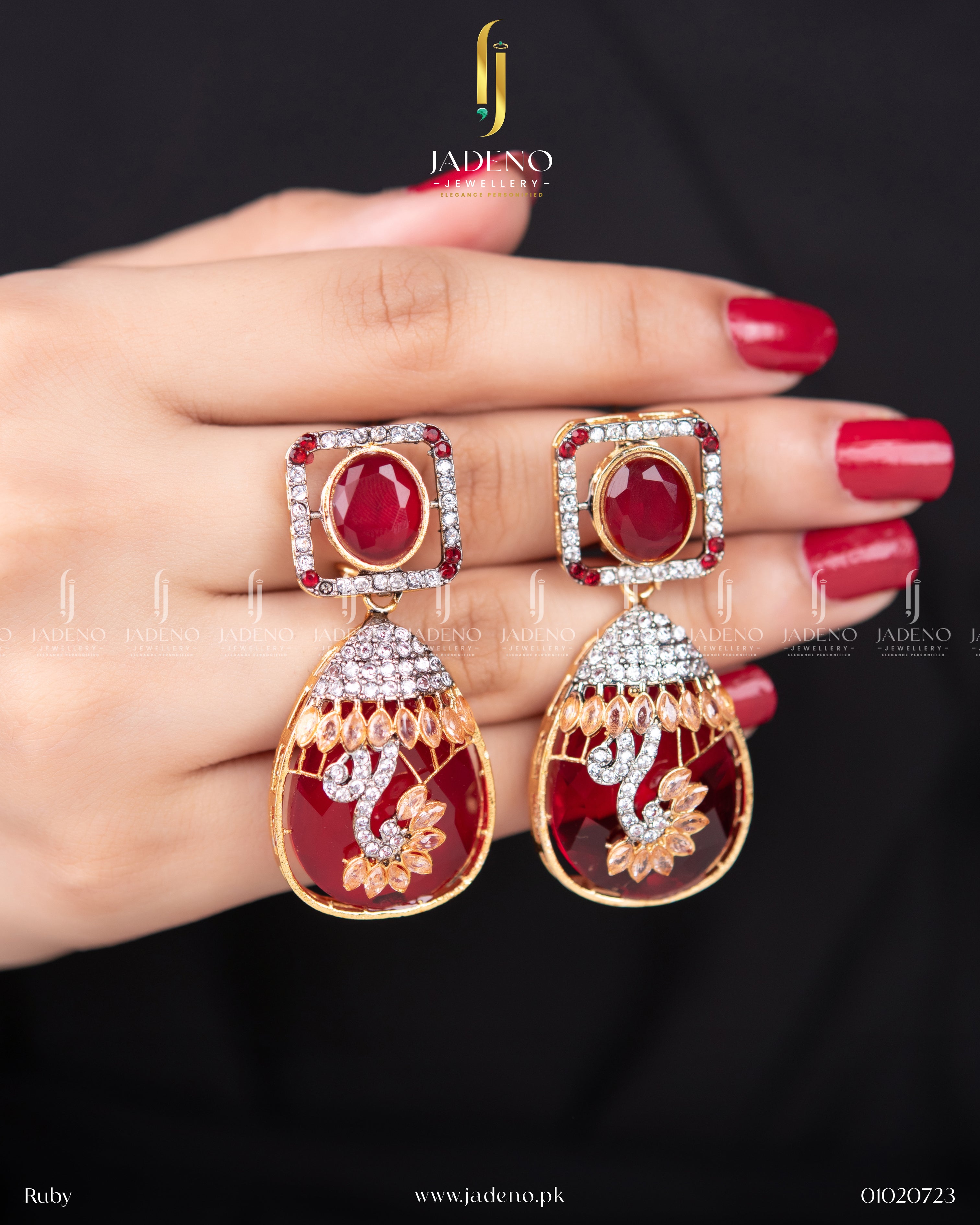 Designer's Egyptian Crafted Roma Earrings
