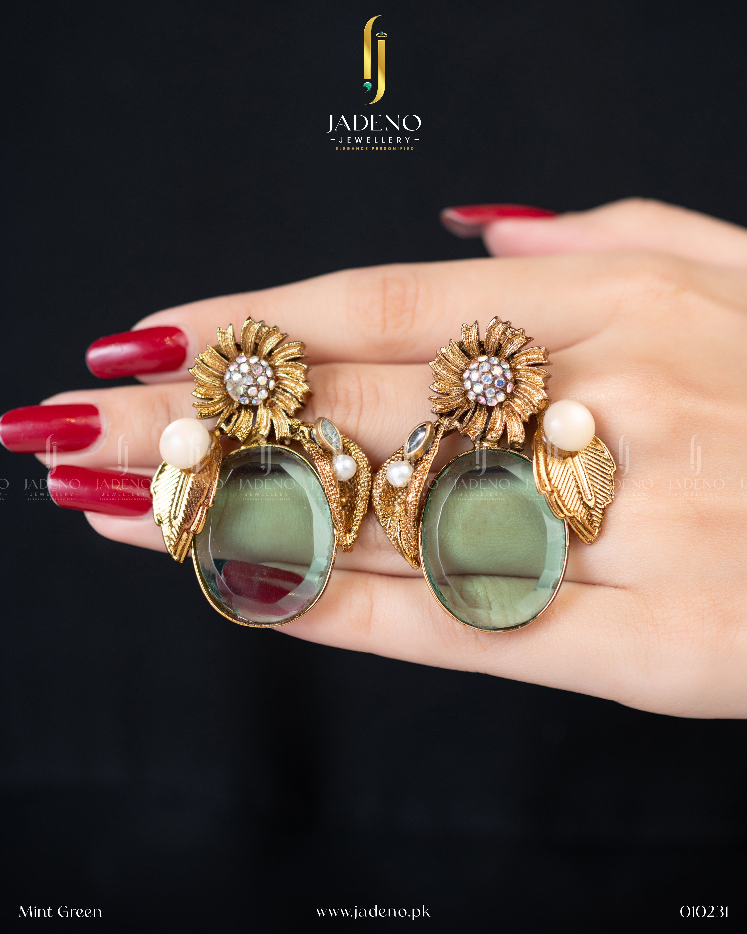 Handmade Leafy Sunshine Earings