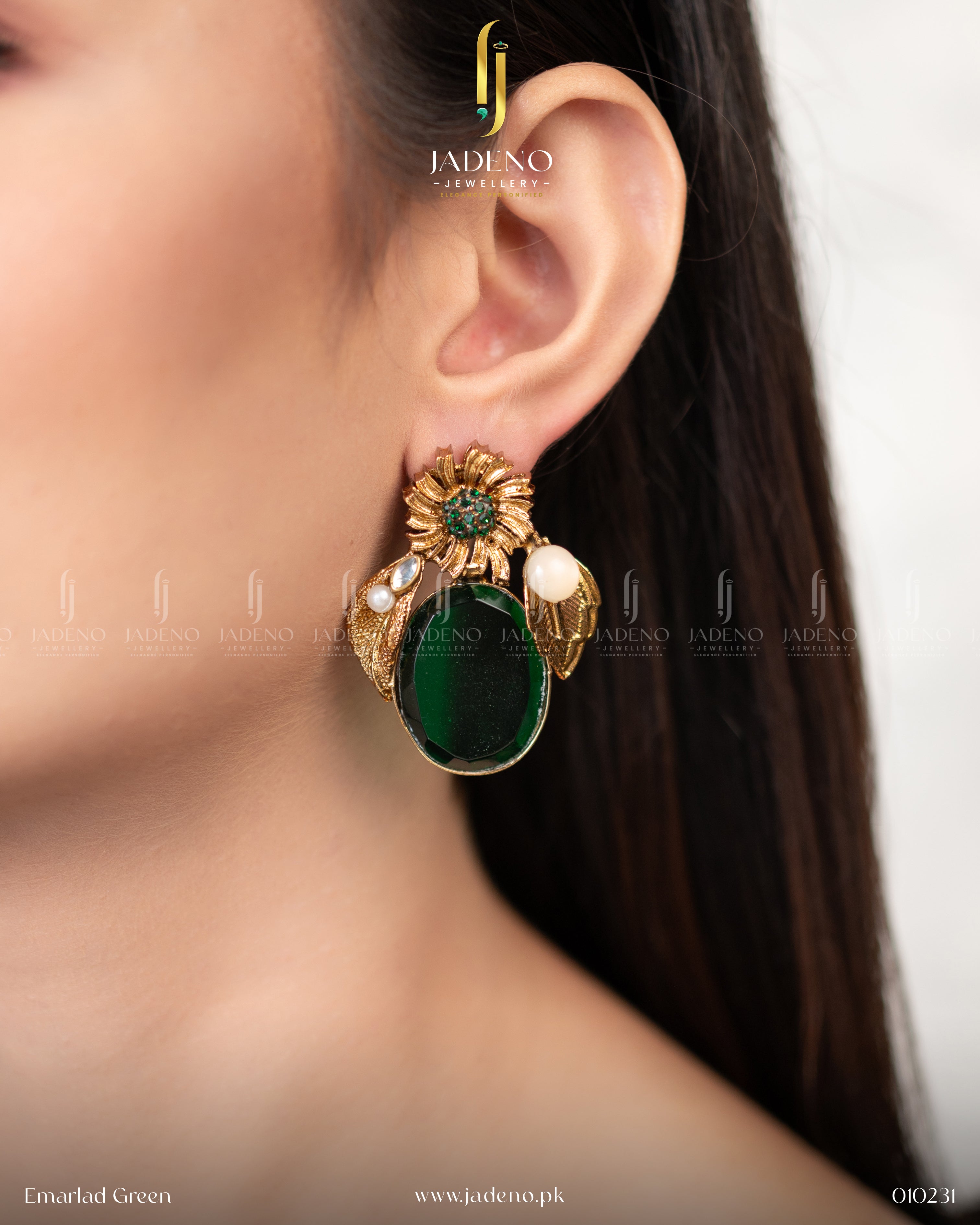 Handmade Leafy Sunshine Earings