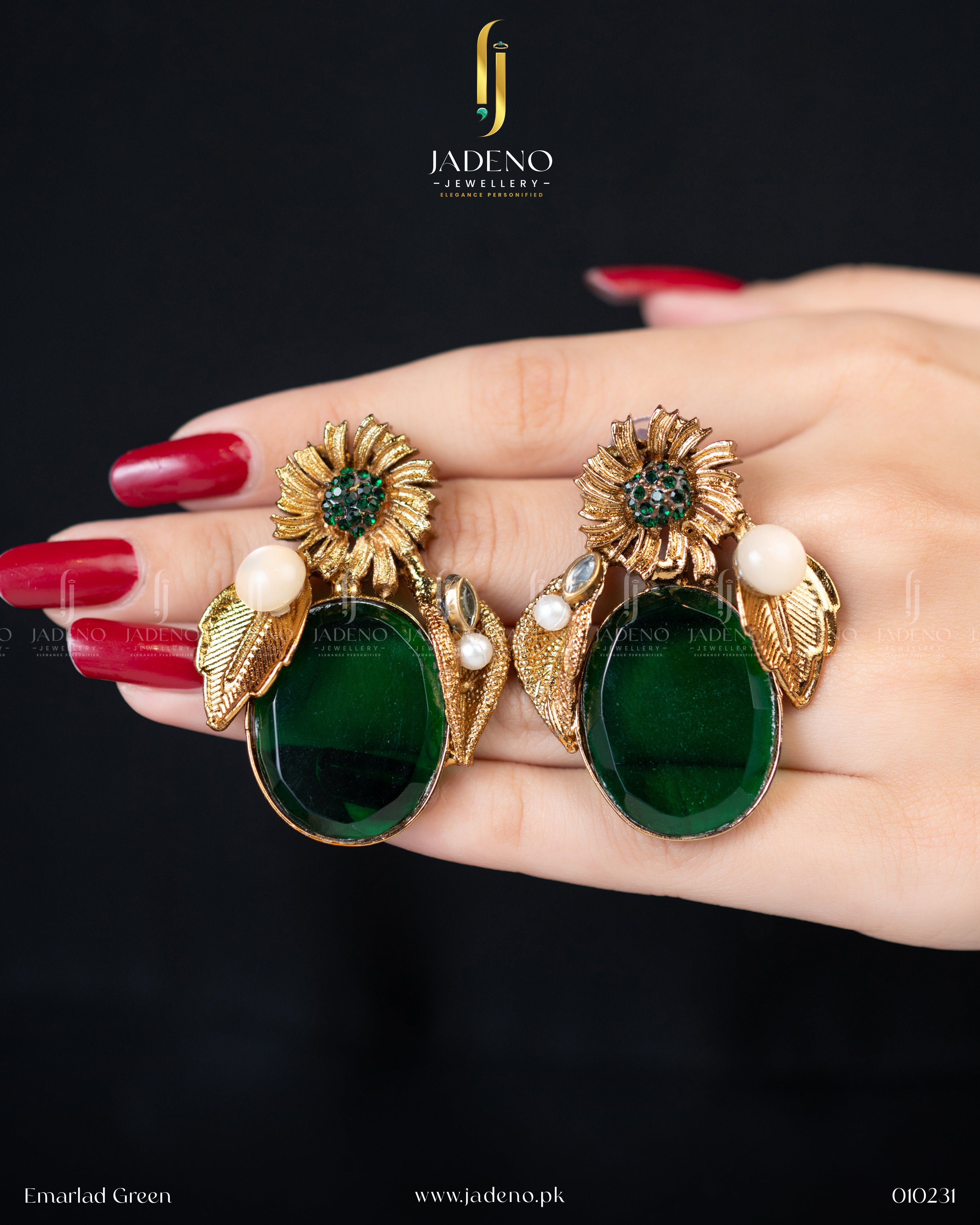 Handmade Leafy Sunshine Earings