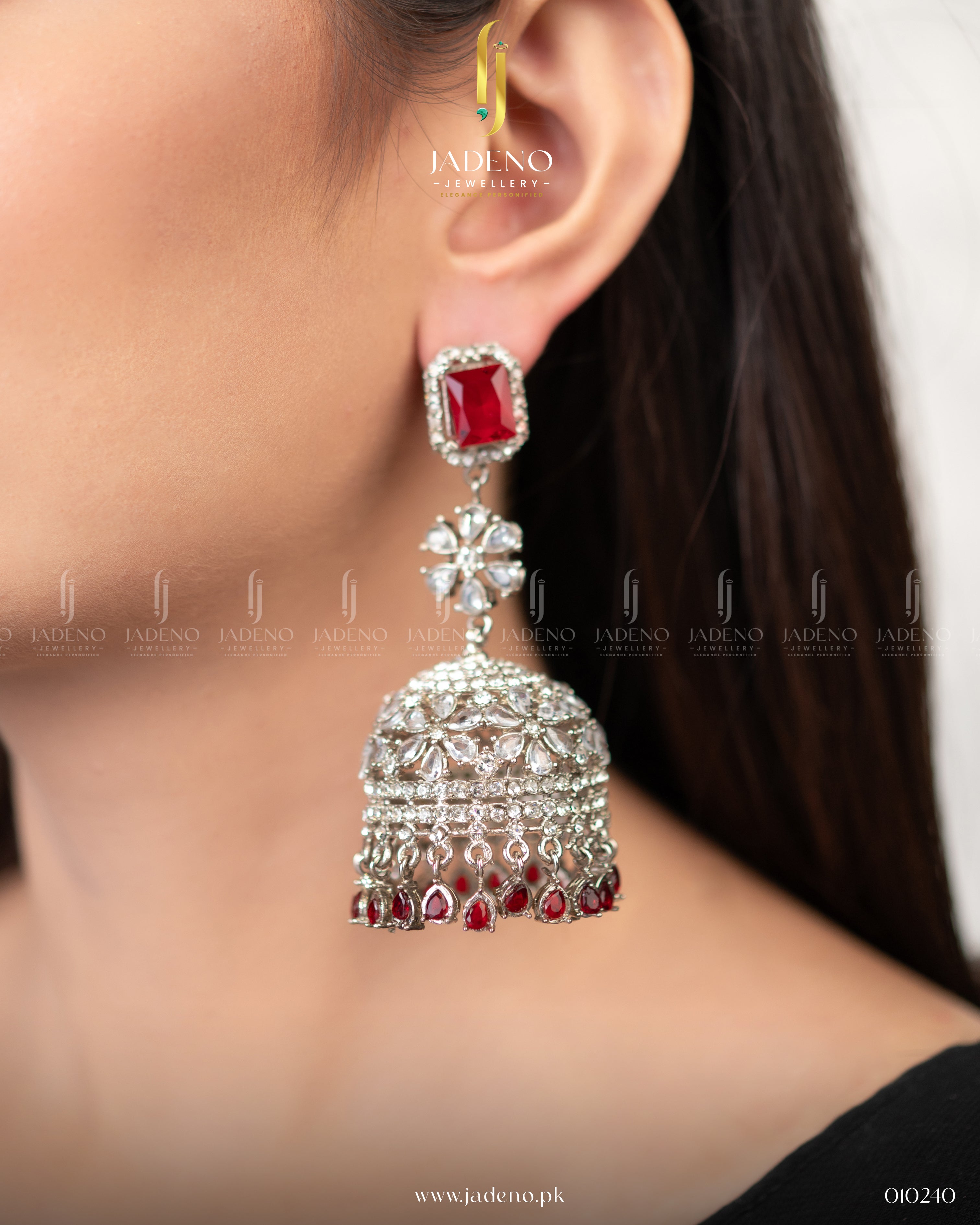 Ruby Tiana Jhumkas