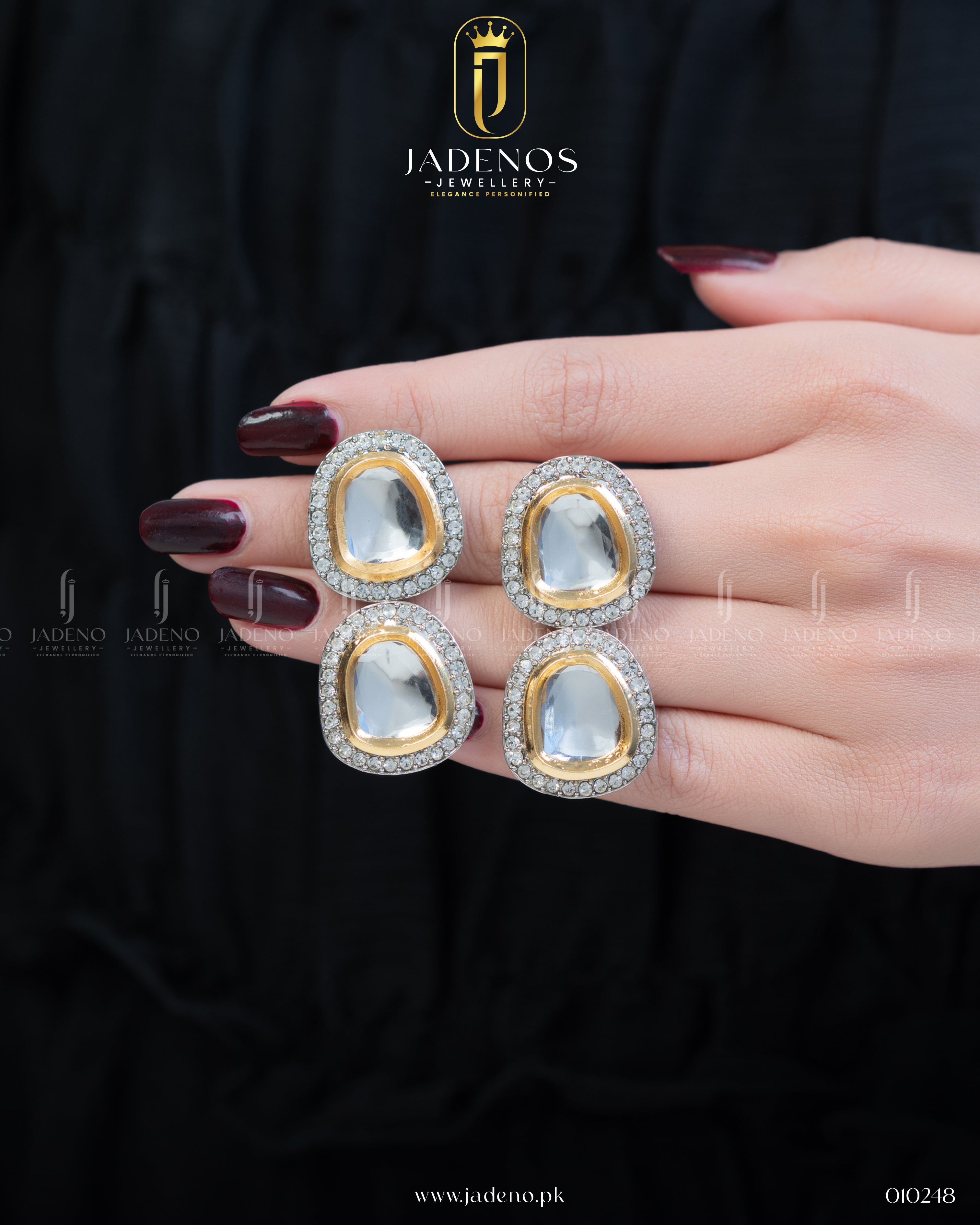 The Uncut Kundan pretty Earrings