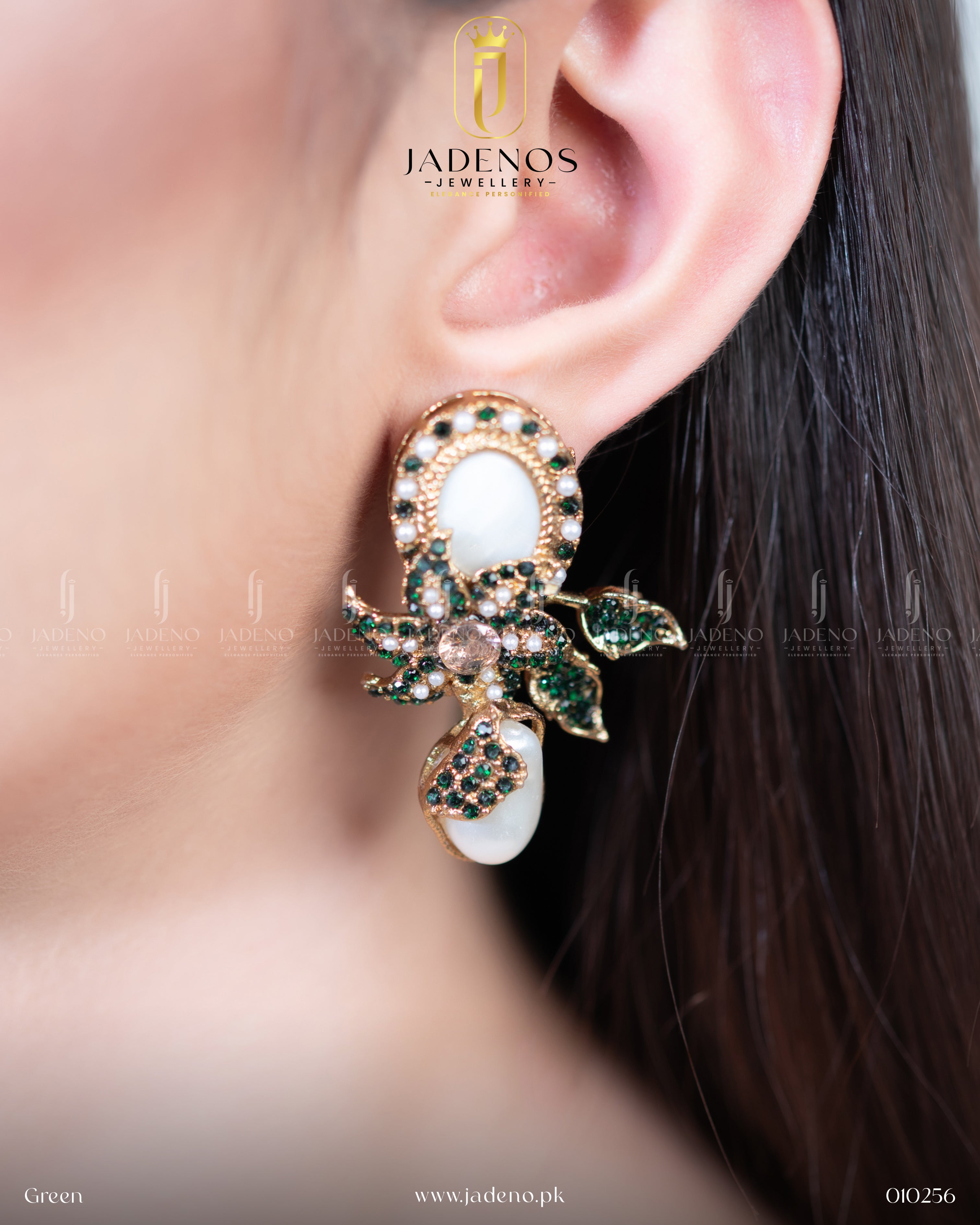 The Moon lit Charm Earrings