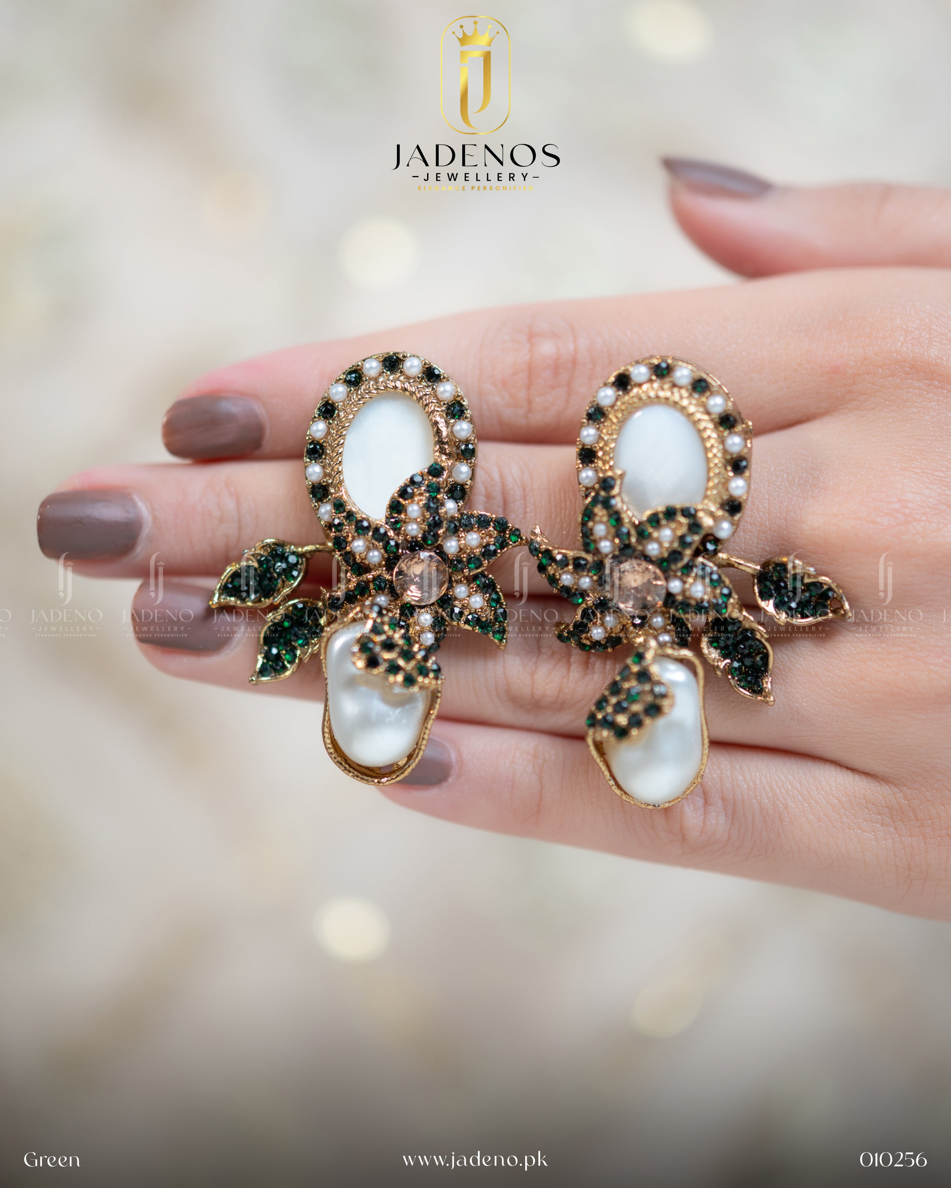 The Moon lit Charm Earrings