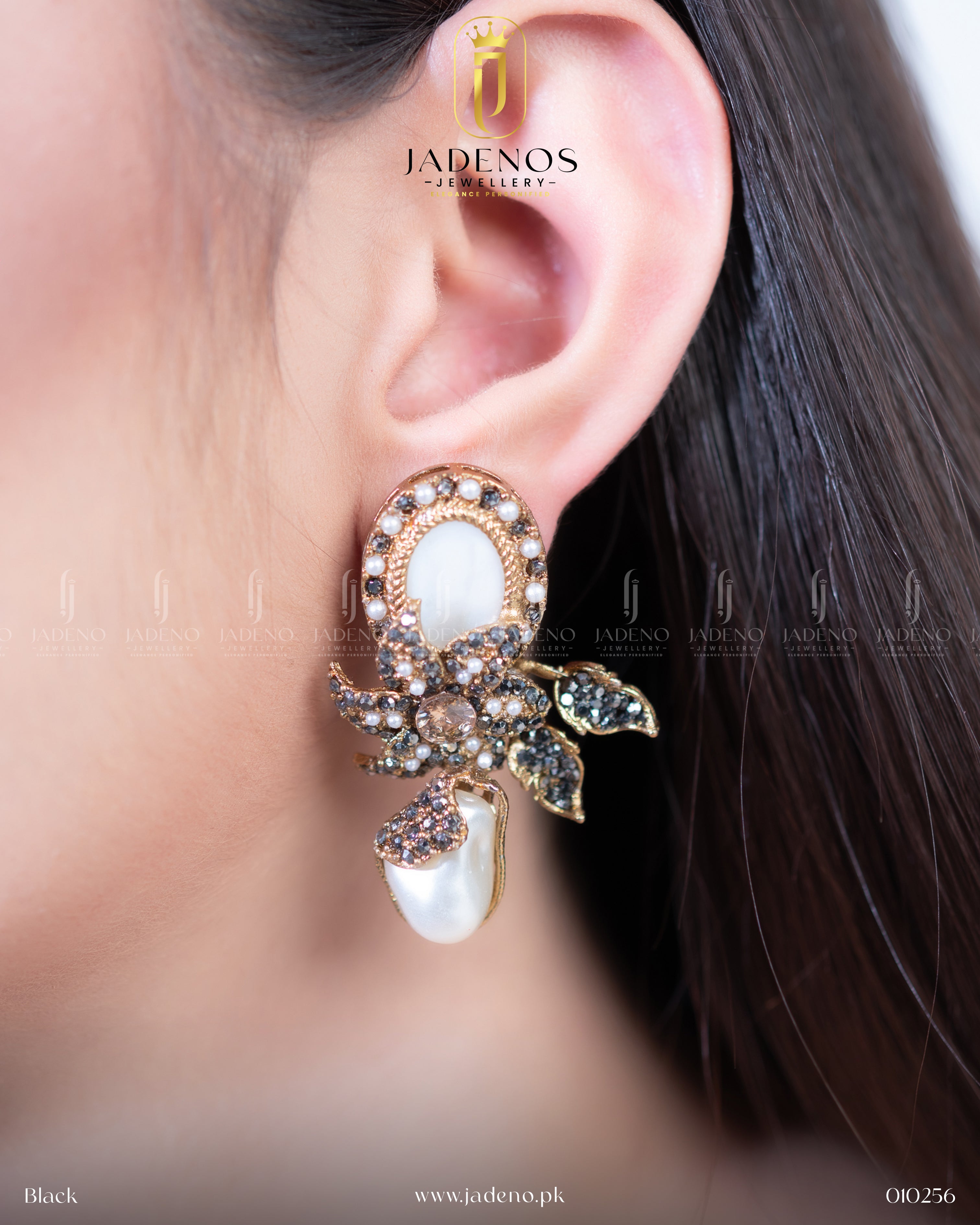 The Moon lit Charm Earrings