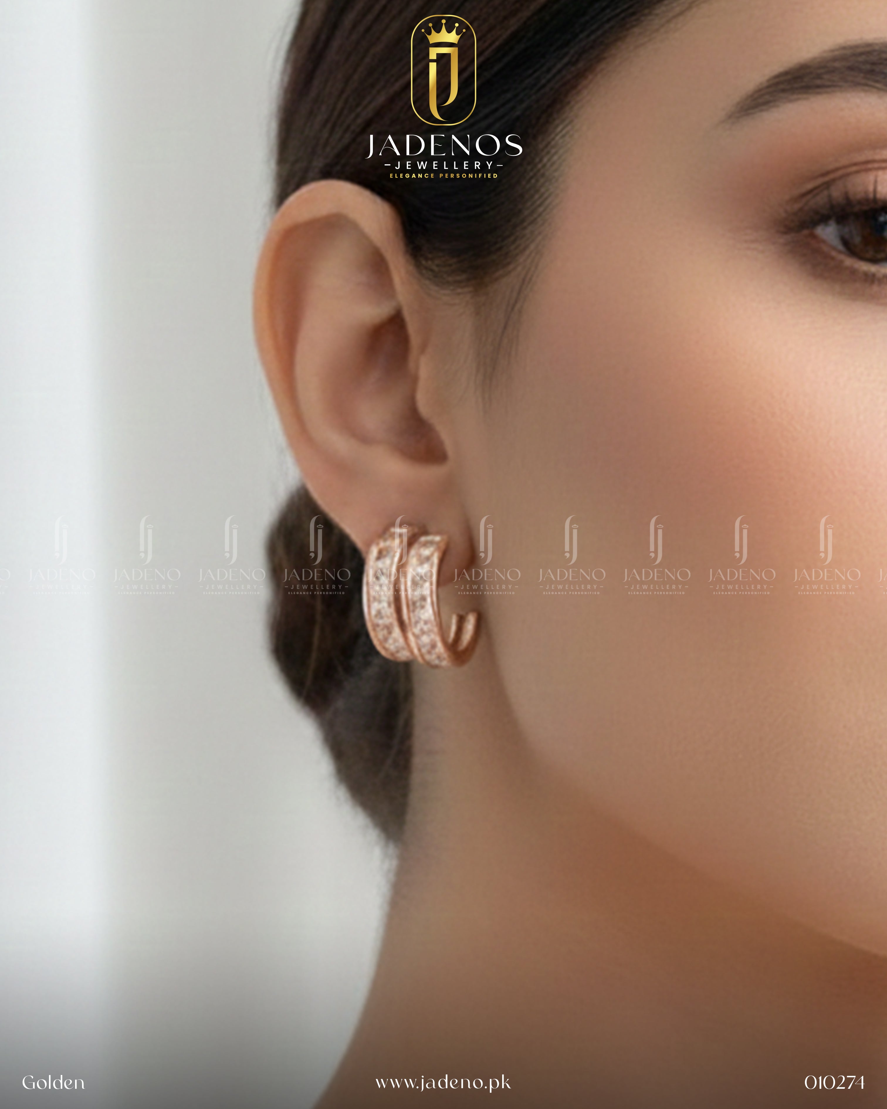 The Opal Crest Hoops