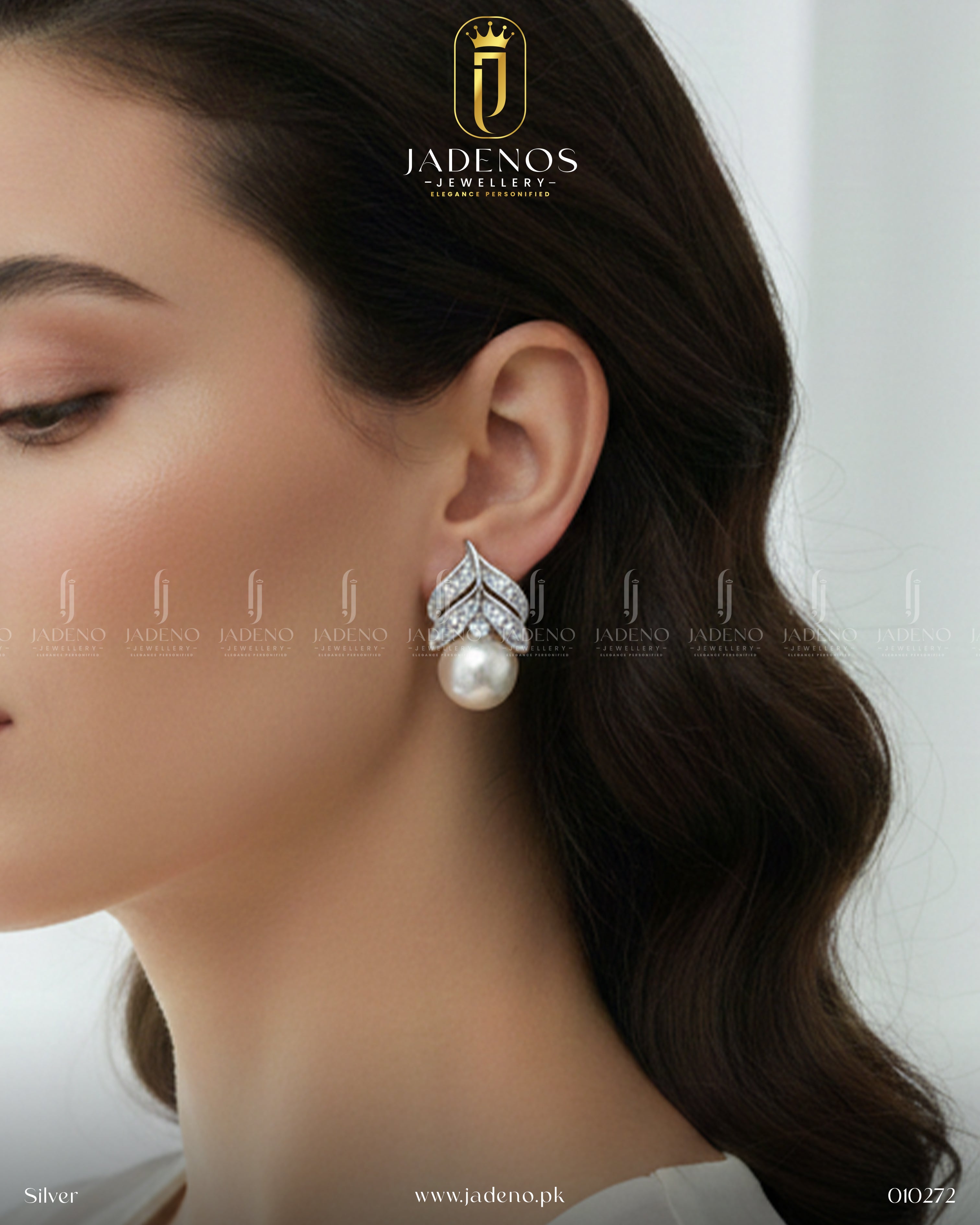 Pearl Leaf Luxe Studs