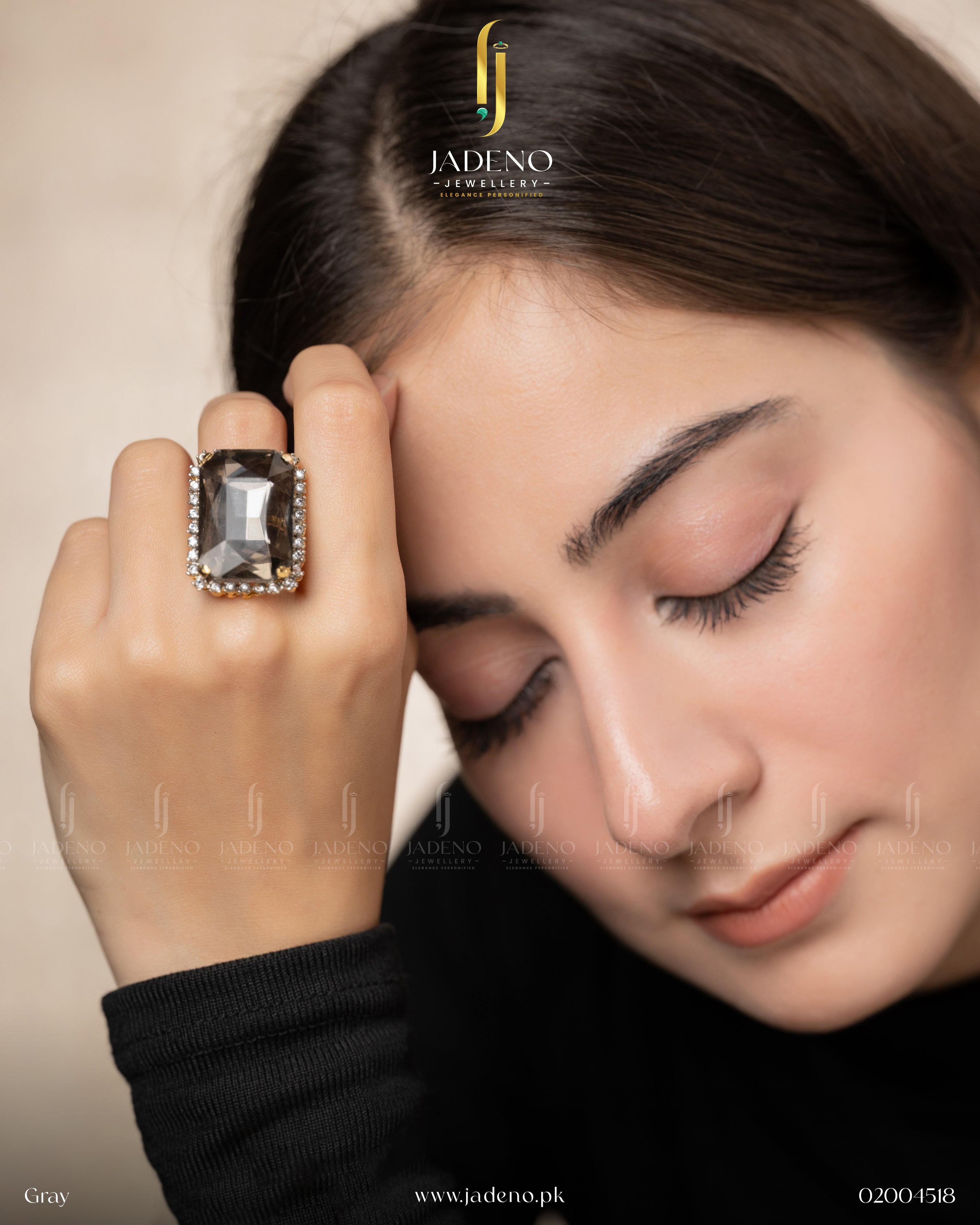 Buy Fascinating Stone Adjustable Ring Online in Pakistan