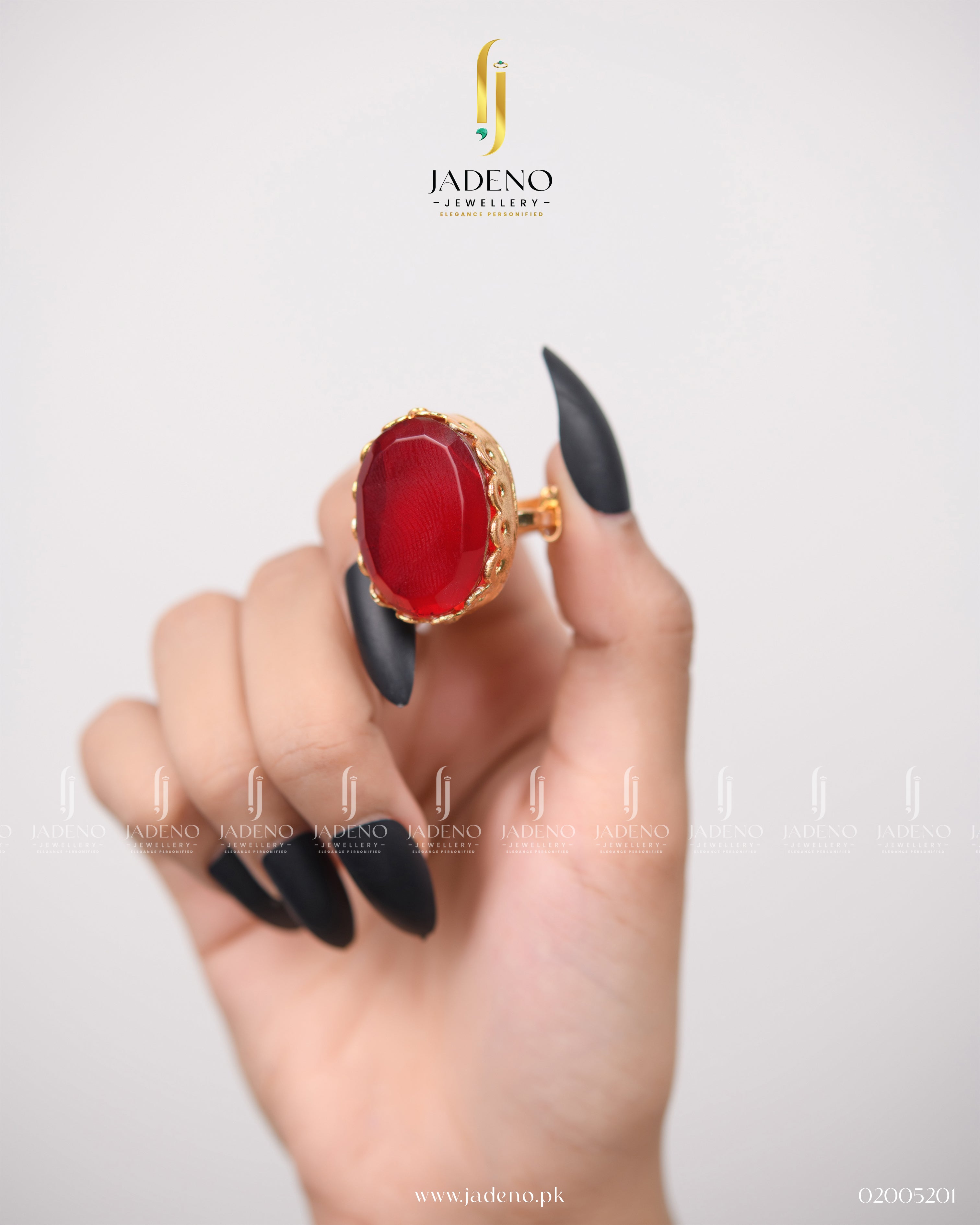 Handmade Yemeni Stone Adjustable Ring