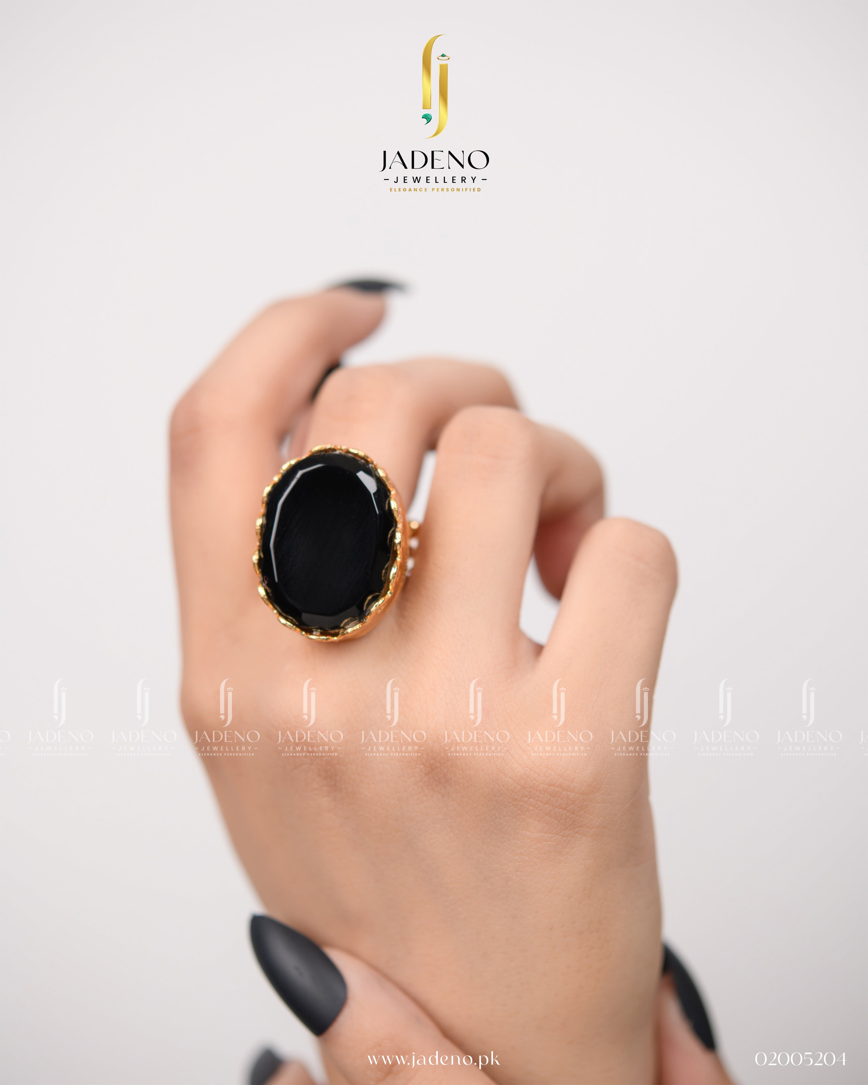 Handmade Yemeni Stone Adjustable Ring
