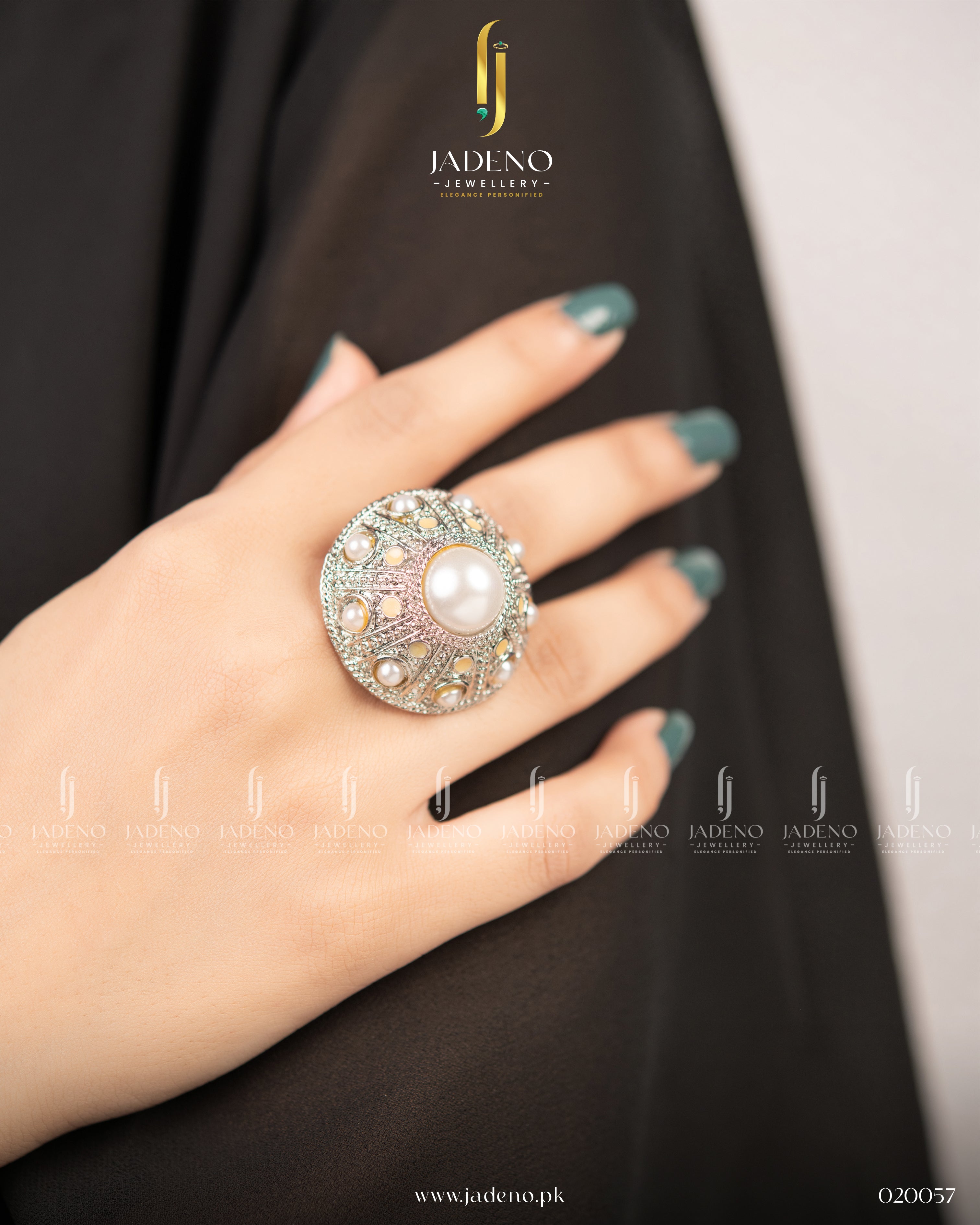 Vintage Pearl Adjustable Ring