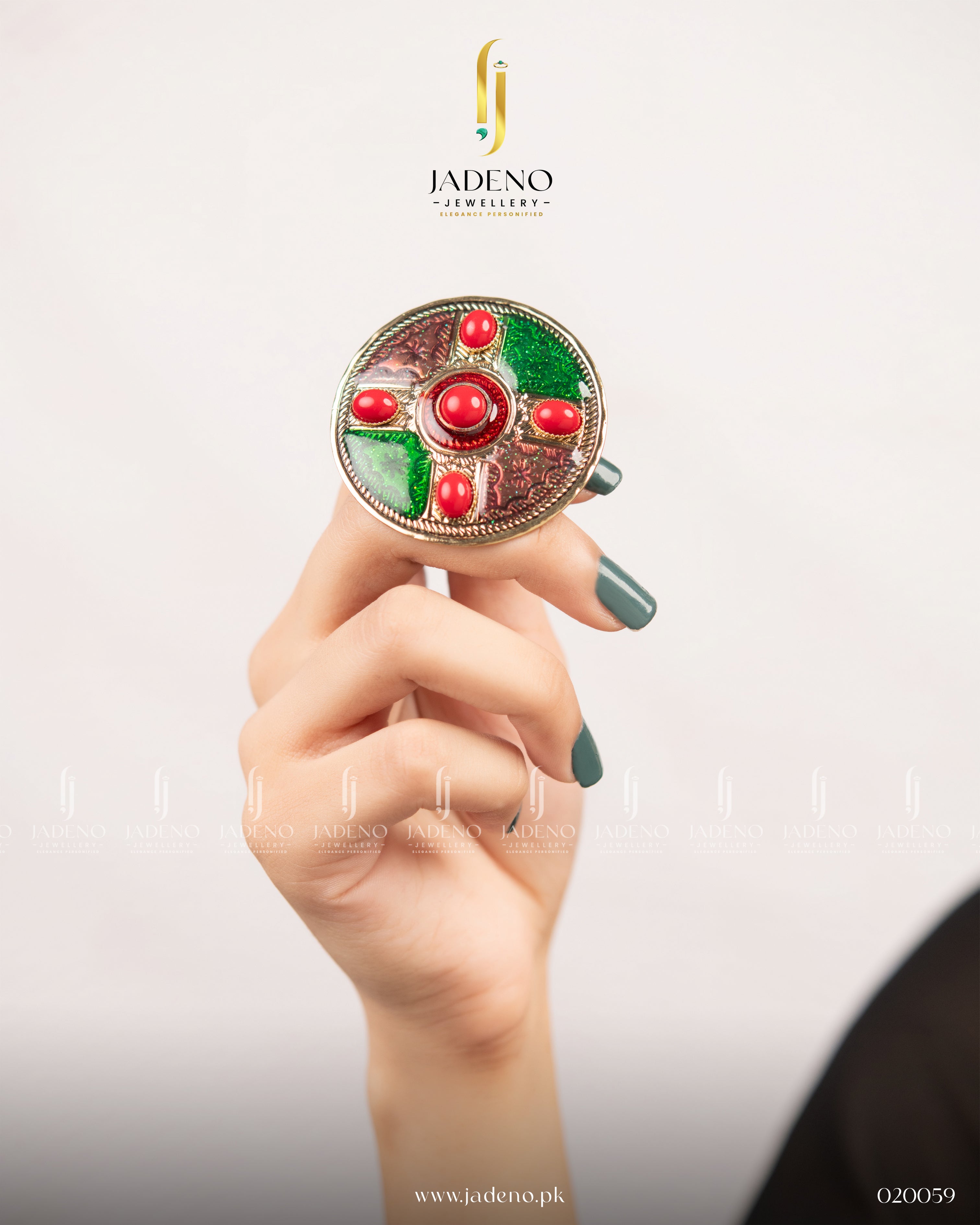 Antique Minakshi Adjustable Ring