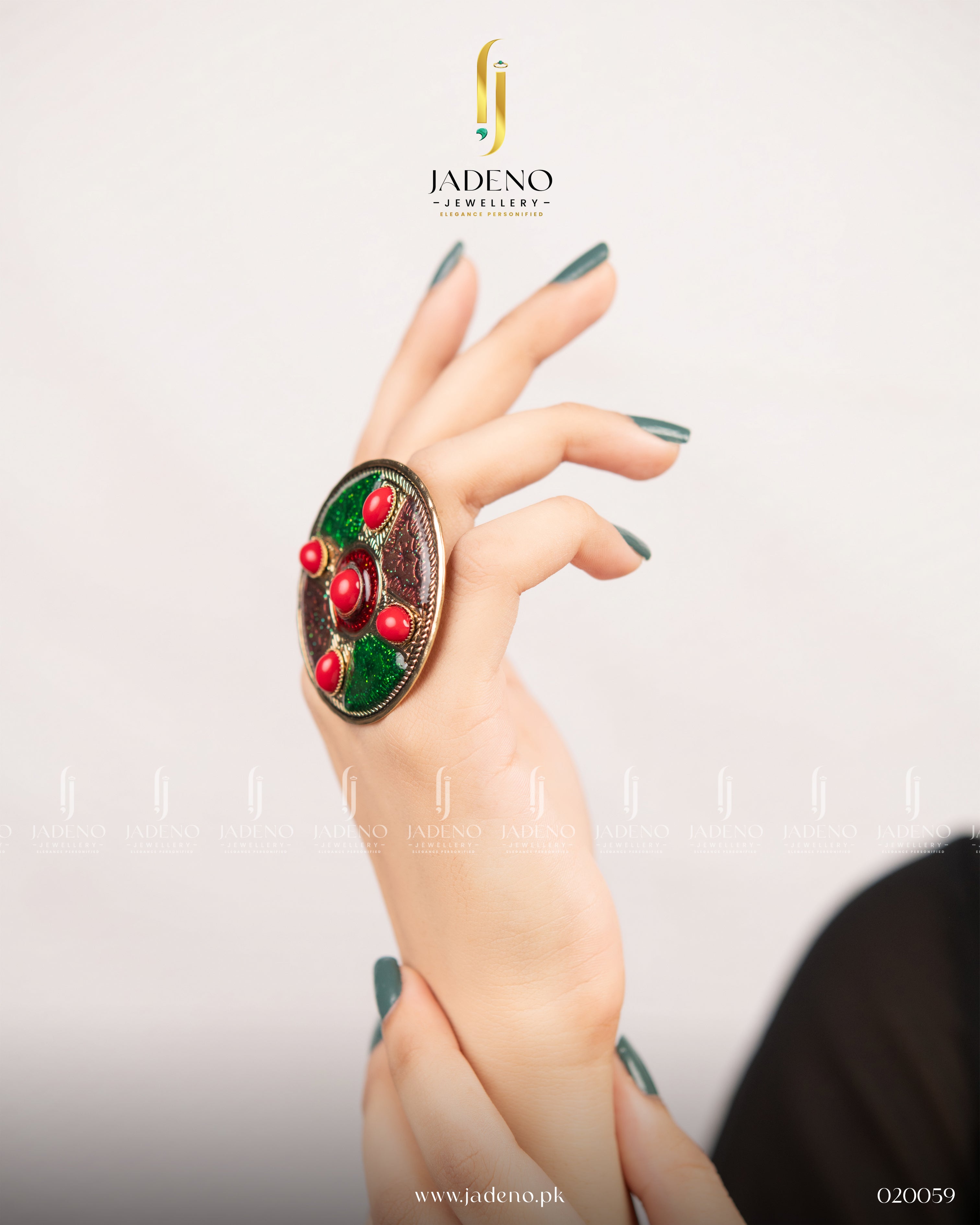 Antique Minakshi Adjustable Ring
