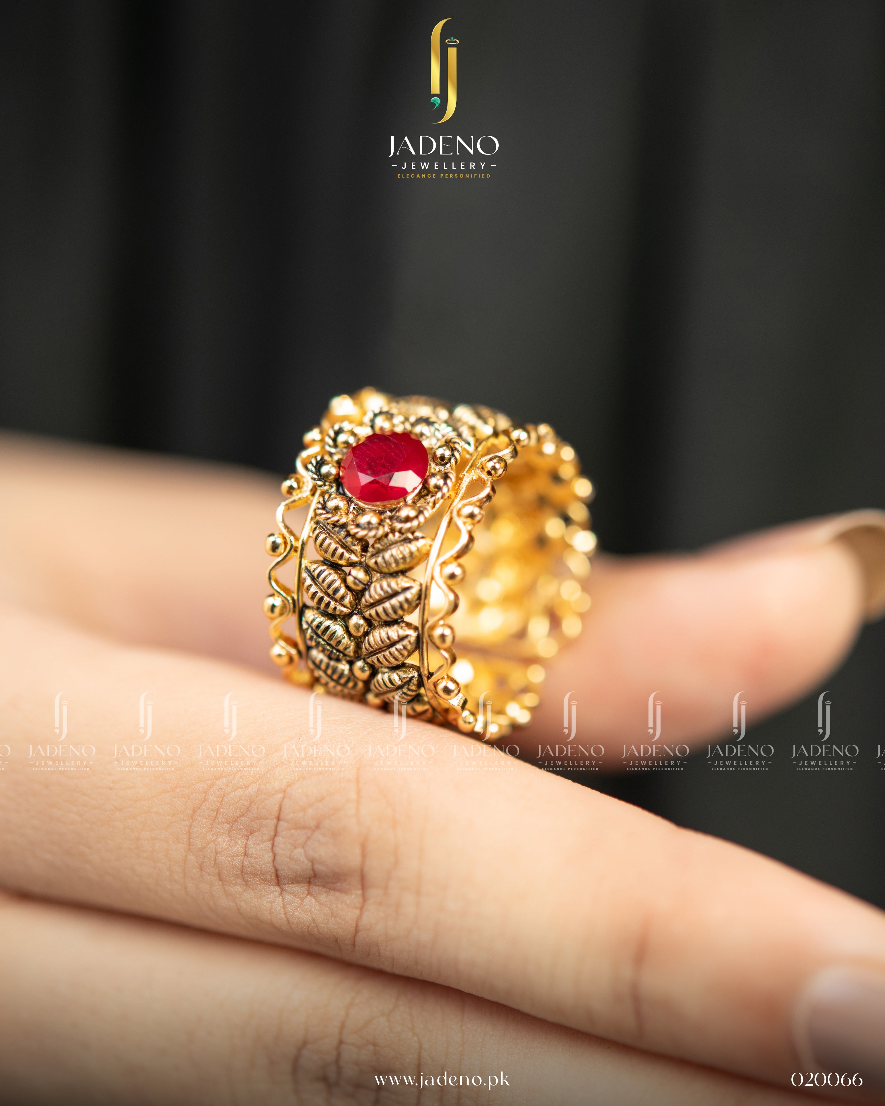 Matte finished Vintage Adjustable Ring (Challa)