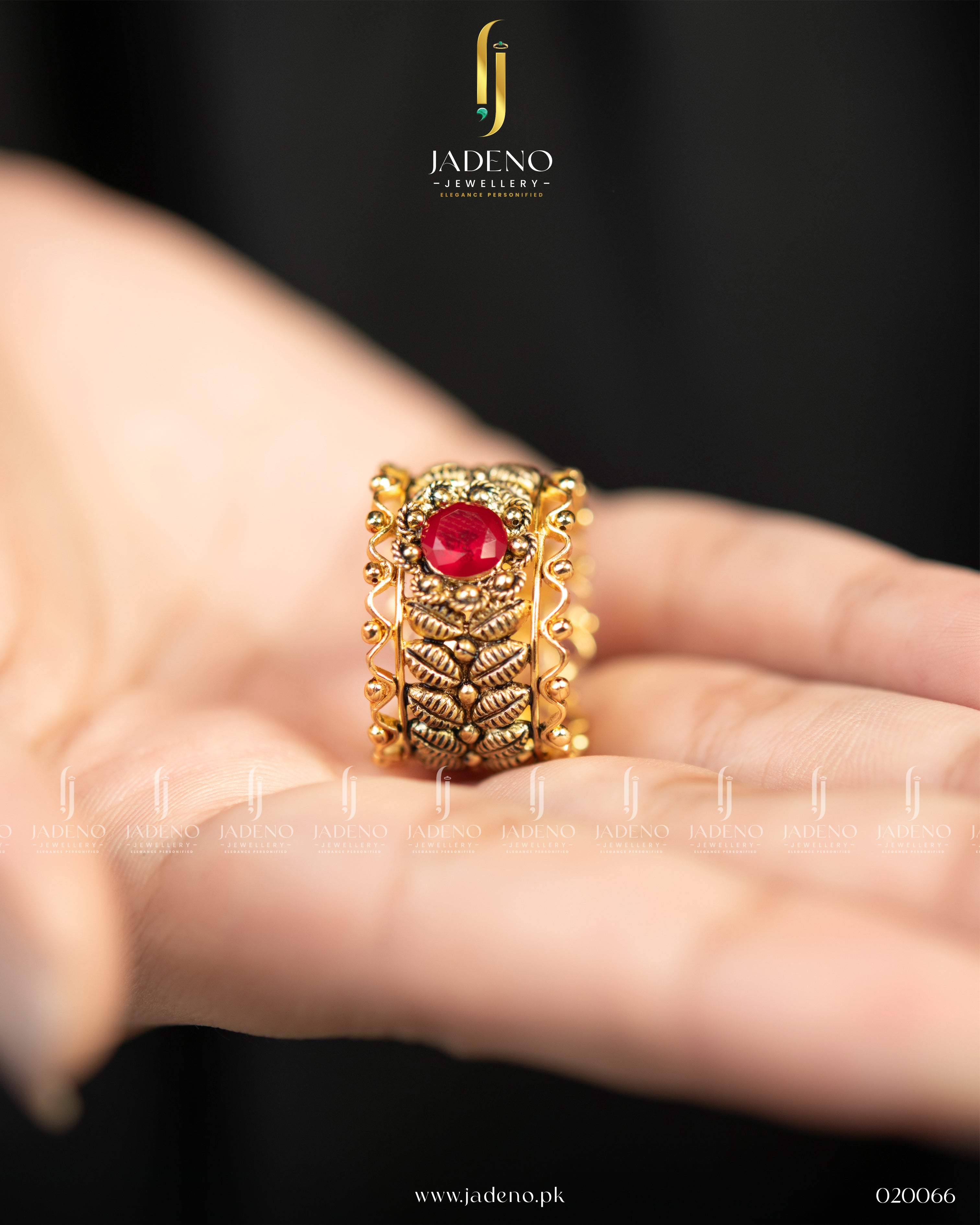 Matte finished Vintage Adjustable Ring (Challa)