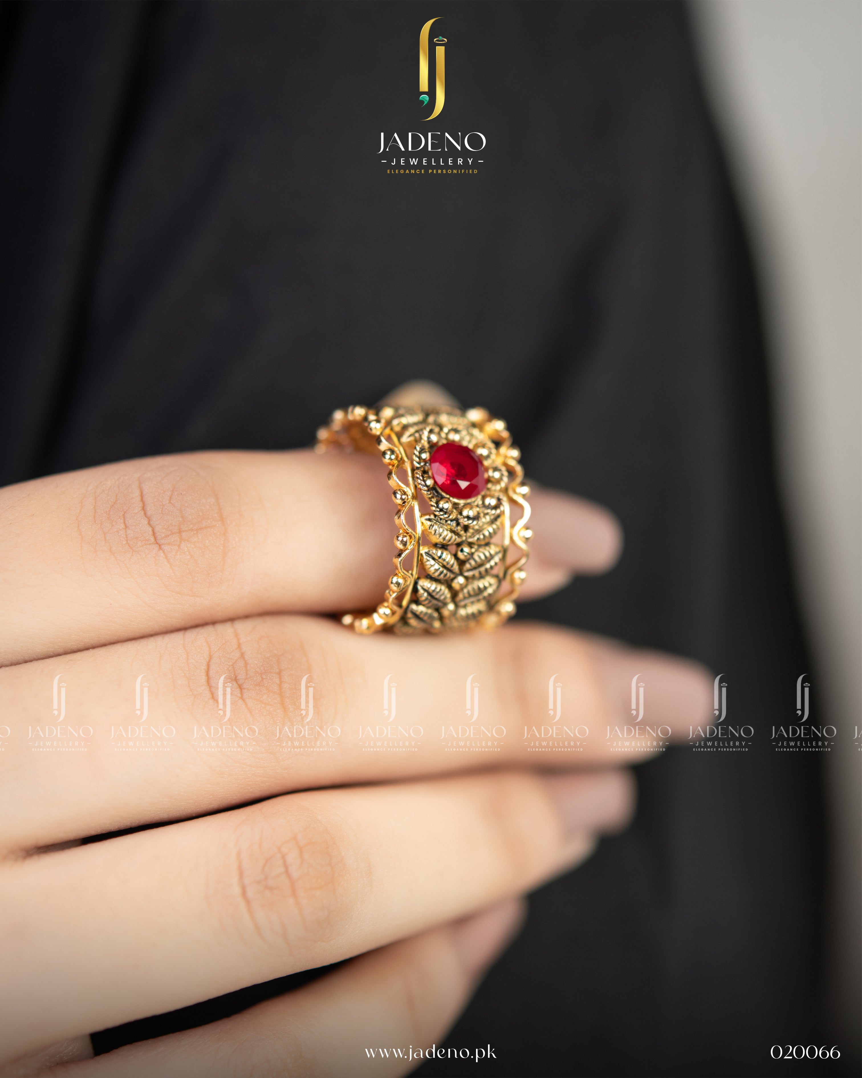 Matte finished Vintage Adjustable Ring (Challa)