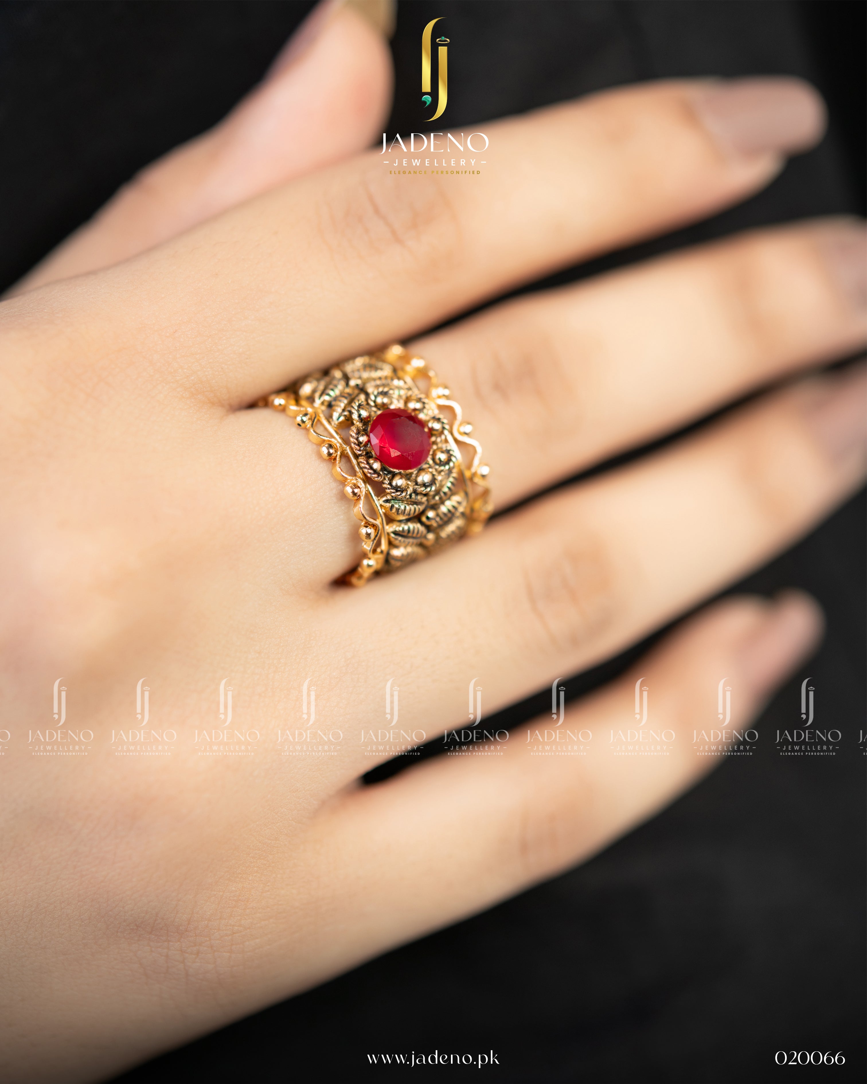 Matte finished Vintage Adjustable Ring (Challa)