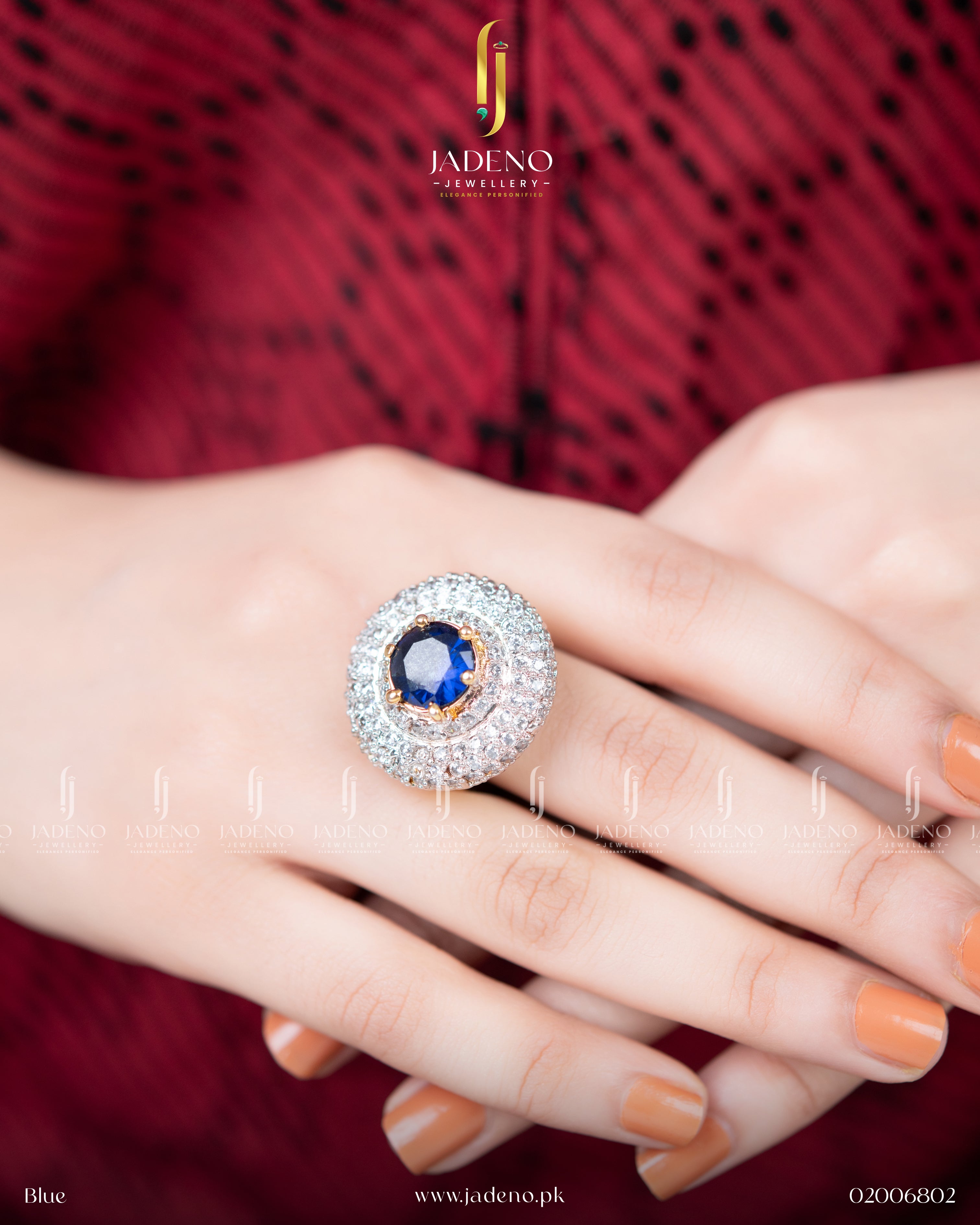 Designer's Made Zirca Gold Plated Ring