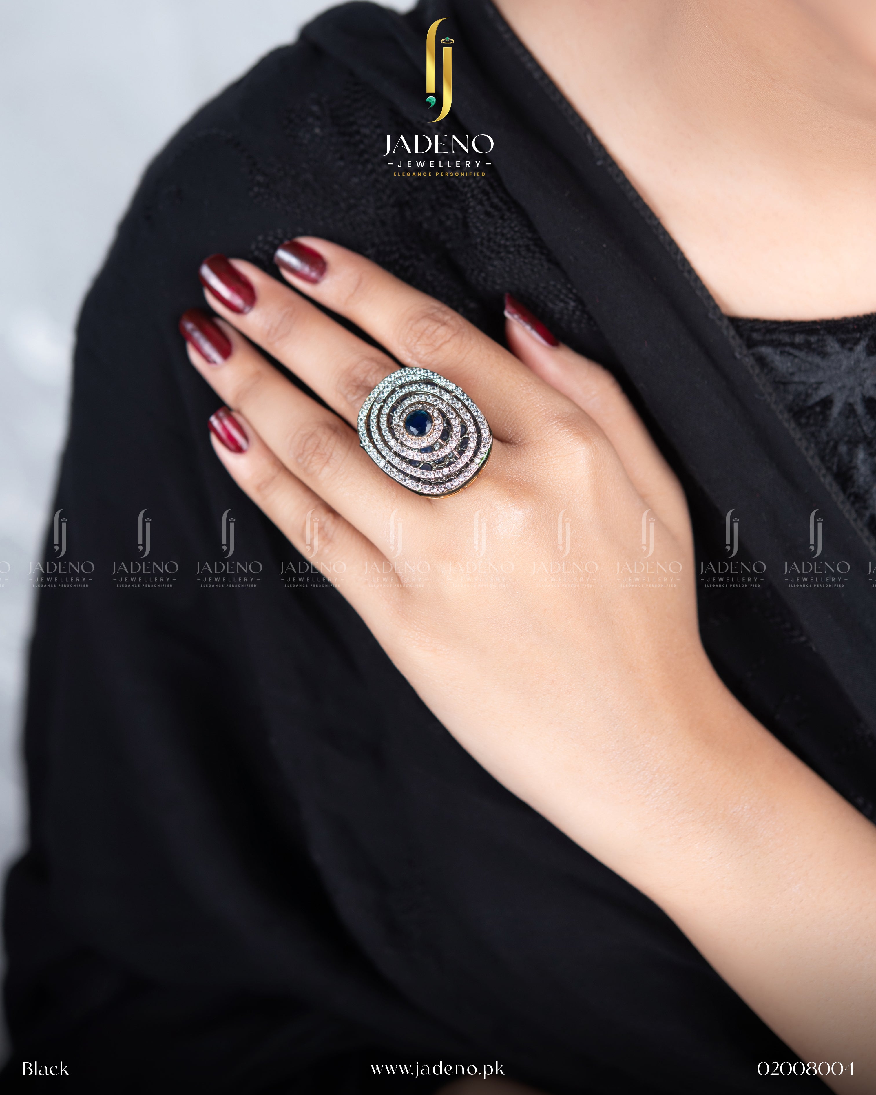 Designer's Crafted Sequence Adjustable Ring